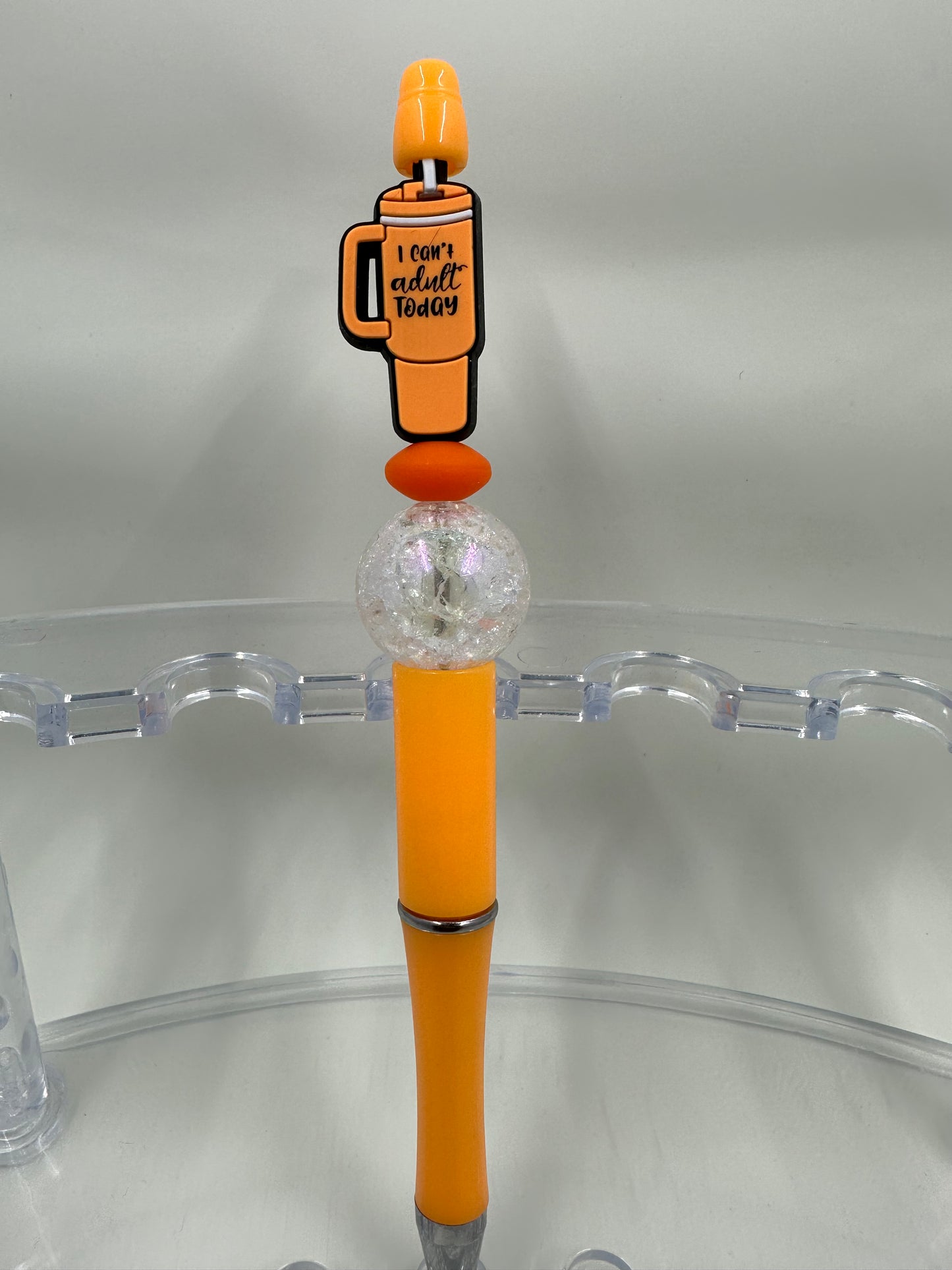 Travel Mug Beaded Pen