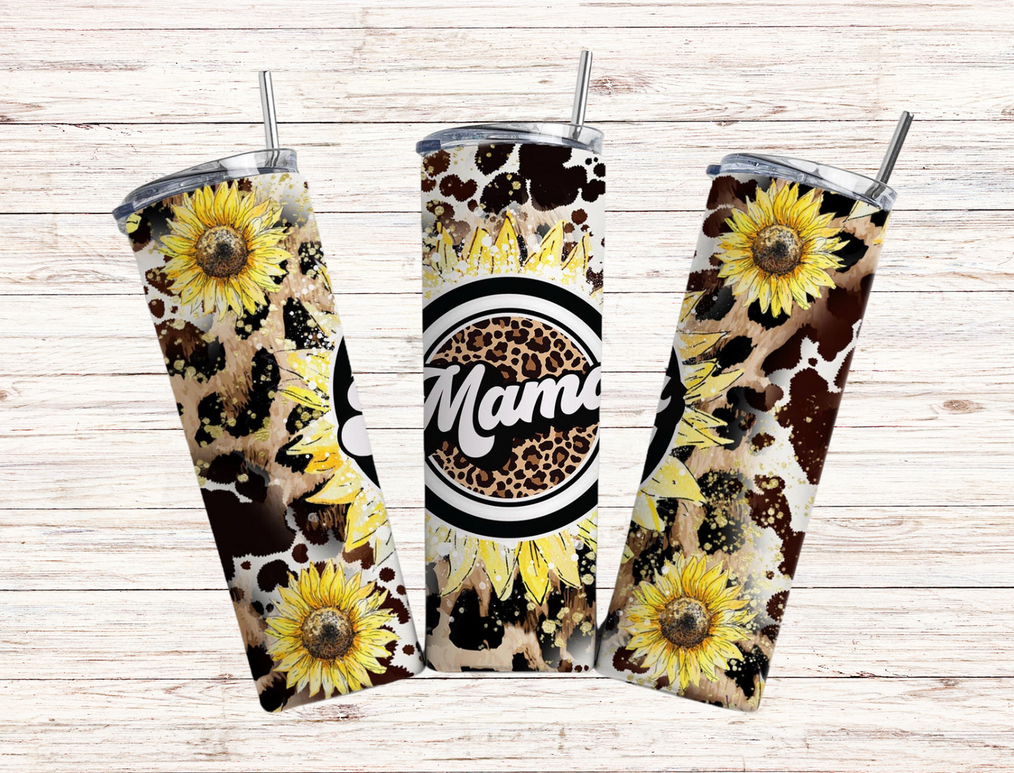 Cow Print Mama Tumbler