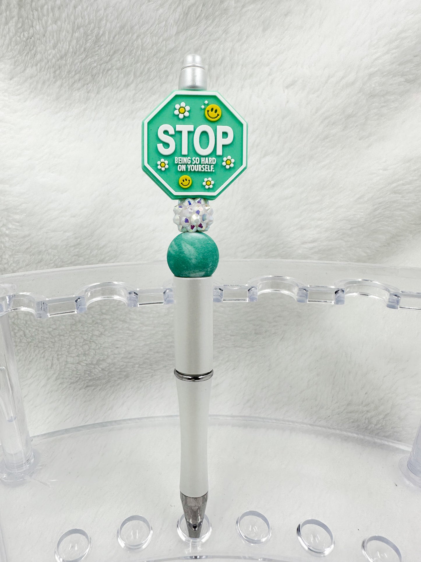STOP Beaded Pen