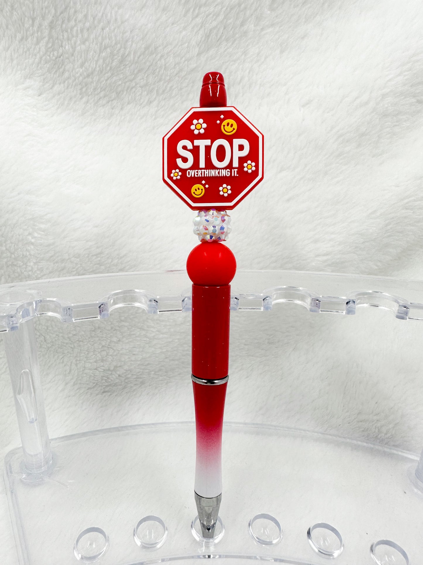 STOP Beaded Pen