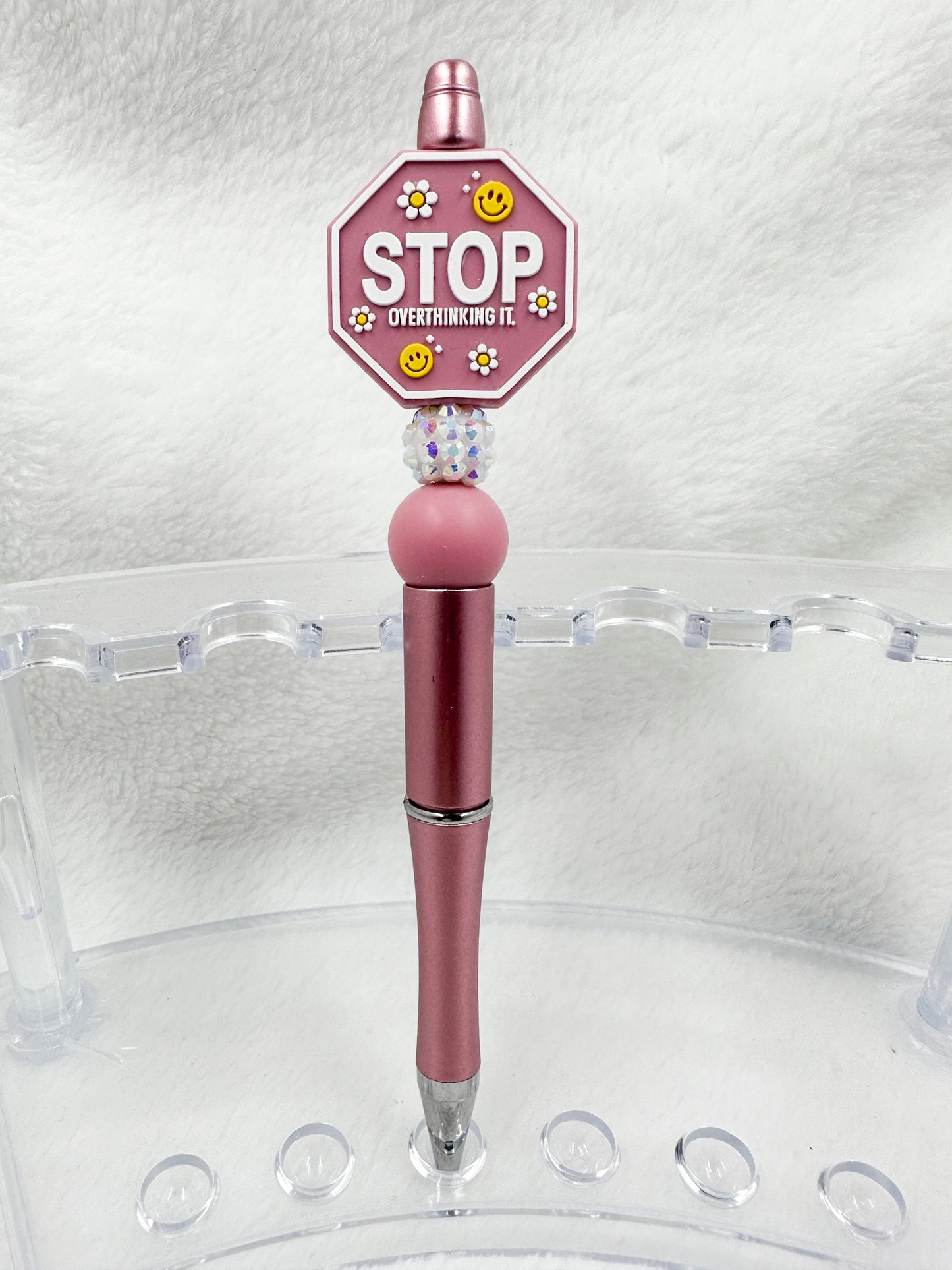 STOP Beaded Pen