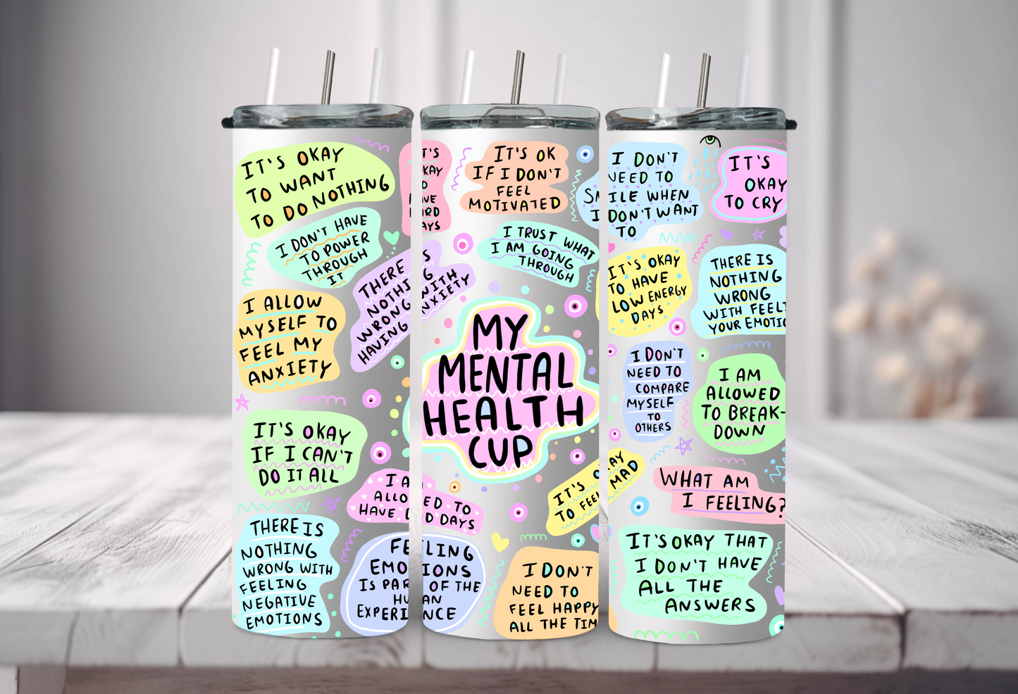 My Mental Health Tumbler