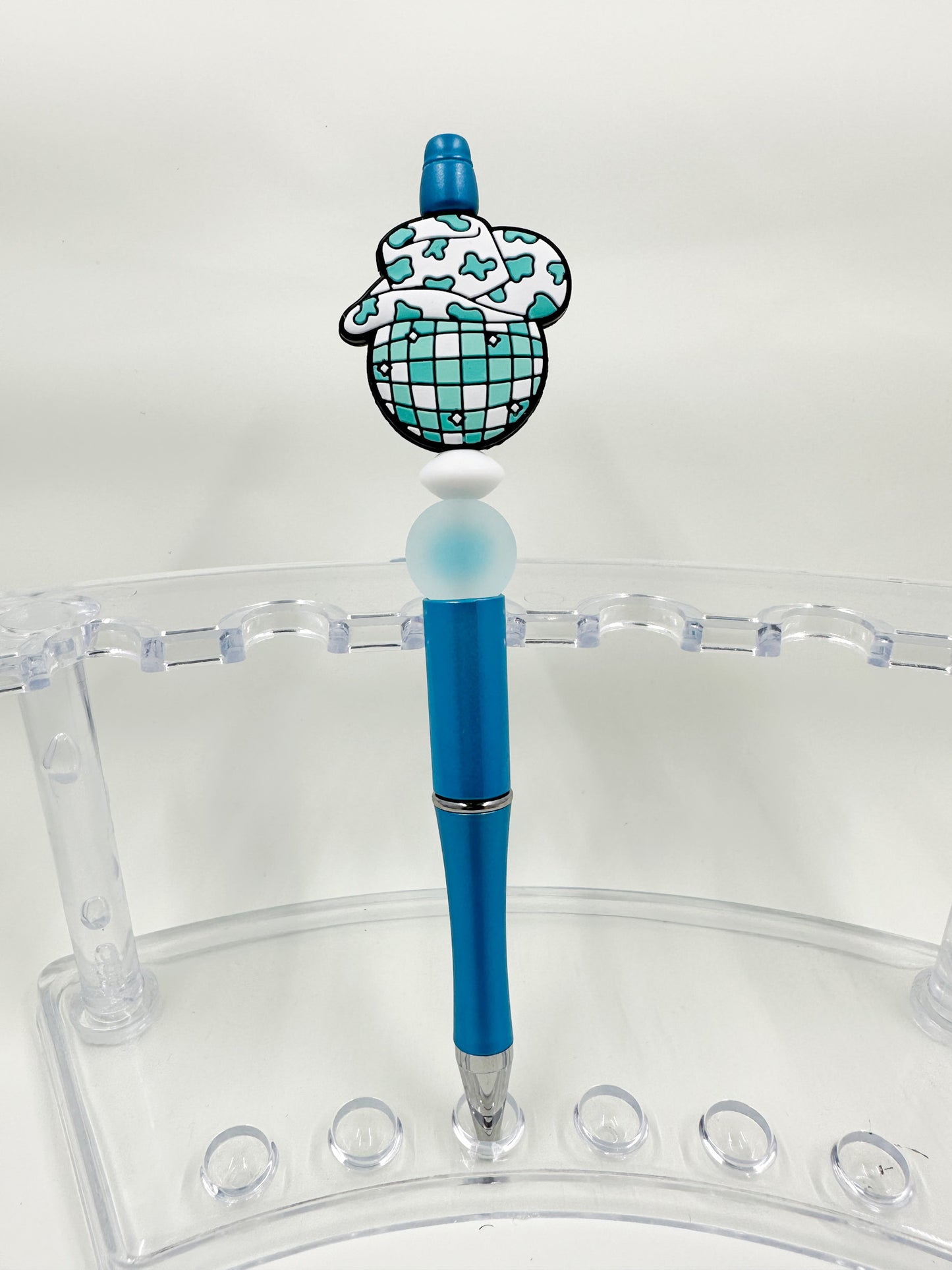 Cowboy Disco Ball Beaded Pen