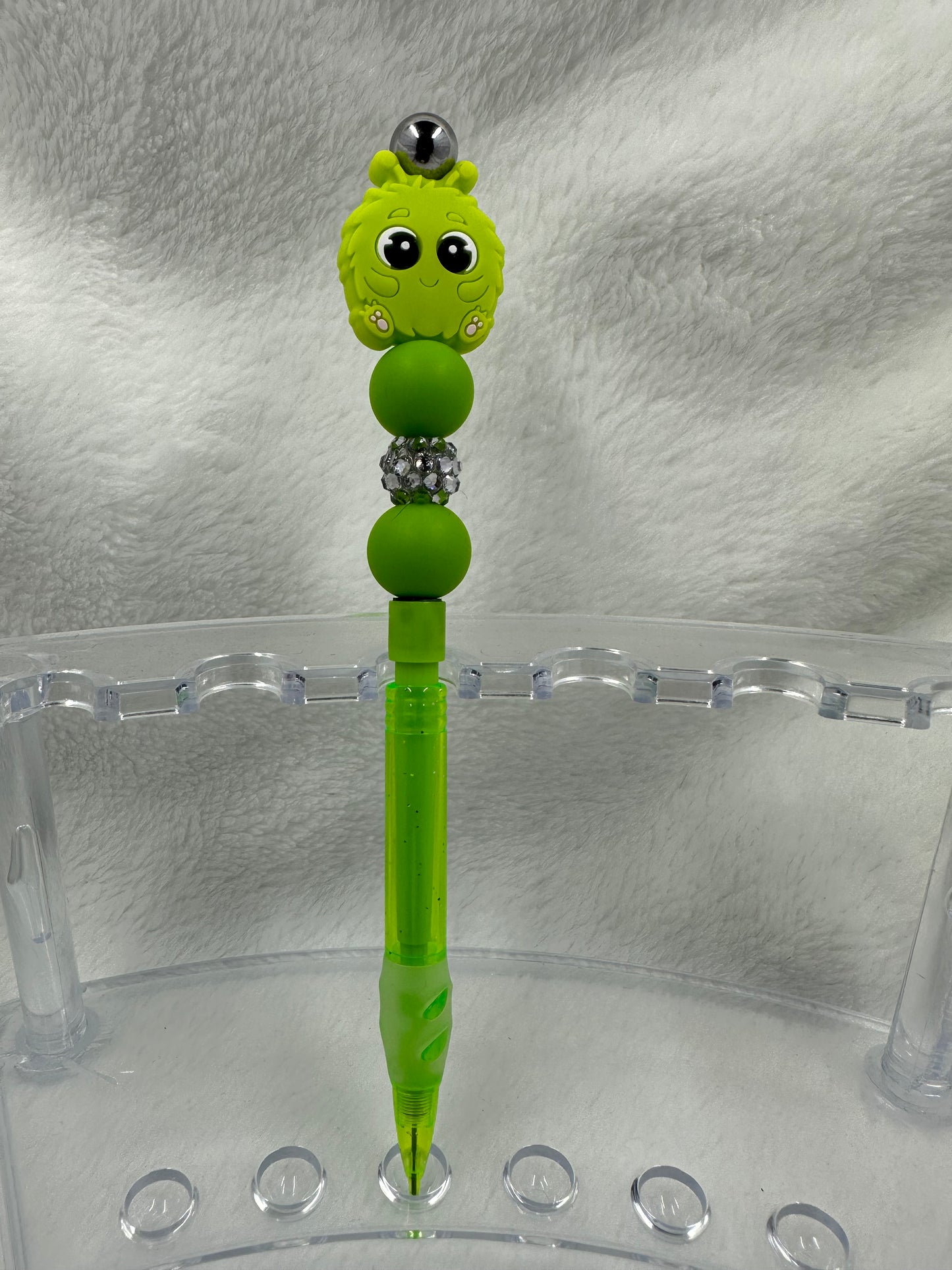 Hairy Little Monster Beaded Pencil