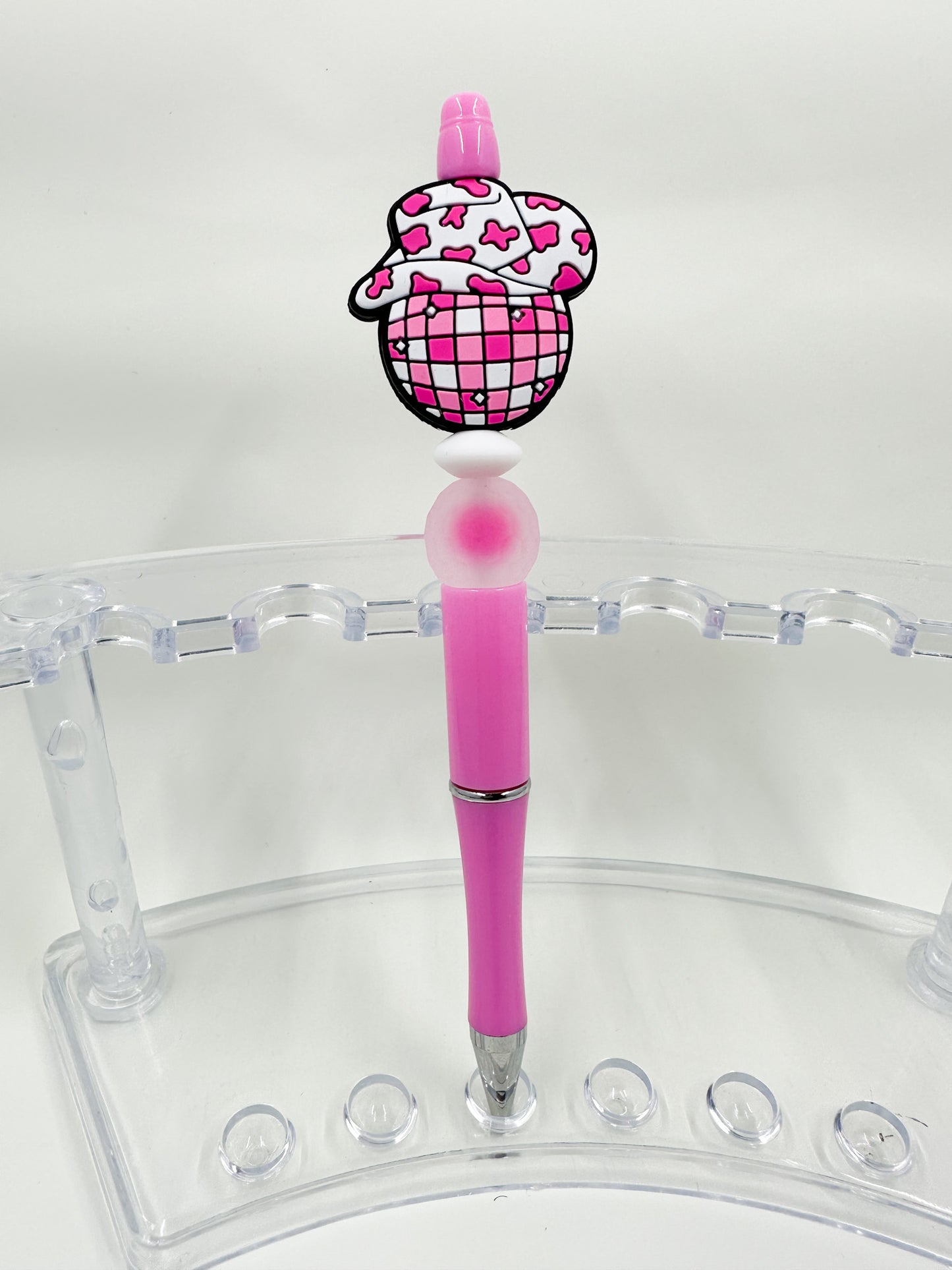 Cowboy Disco Ball Beaded Pen
