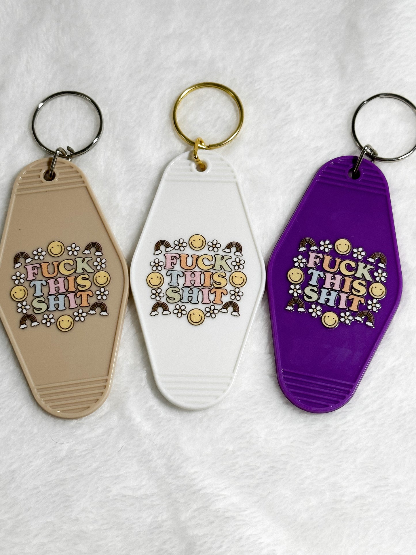 F This Ish Motel Keychain