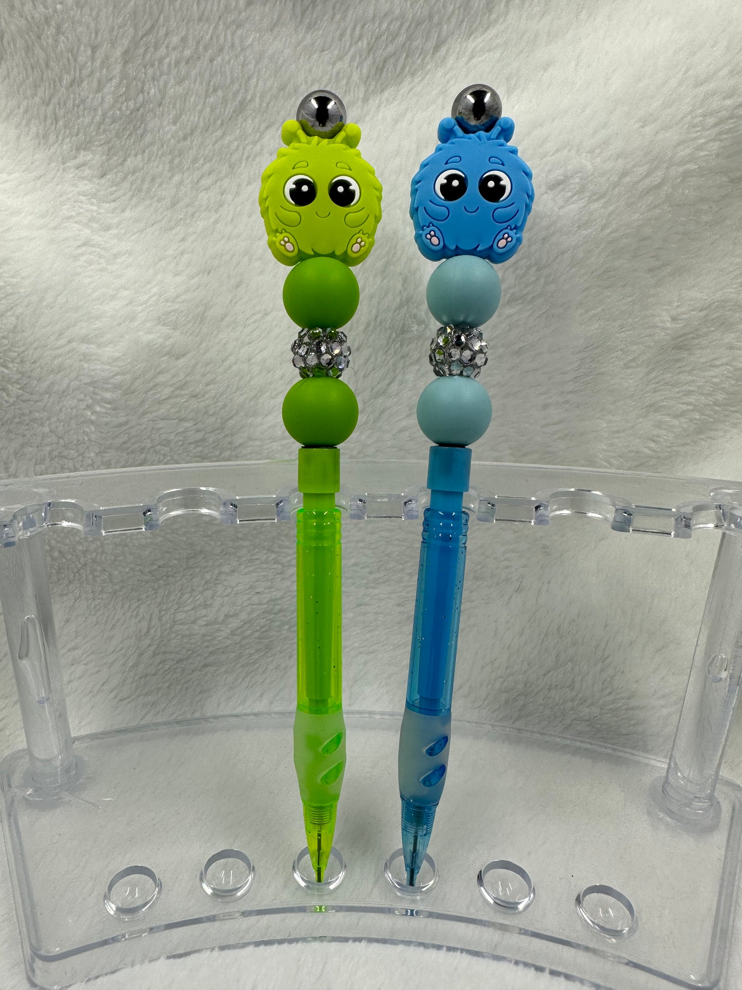 Hairy Little Monster Beaded Pencil