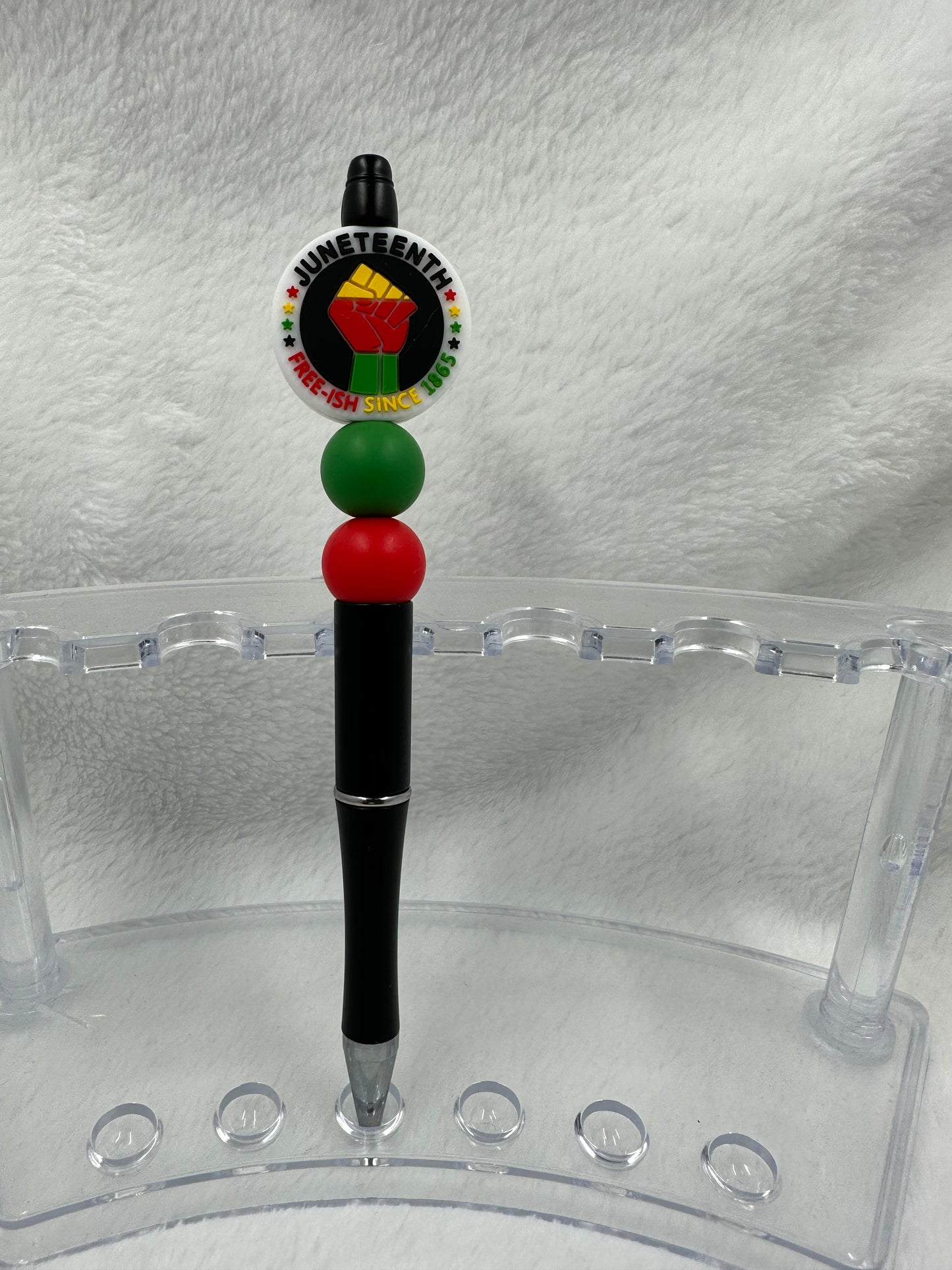 Juneteenth Beaded Pen
