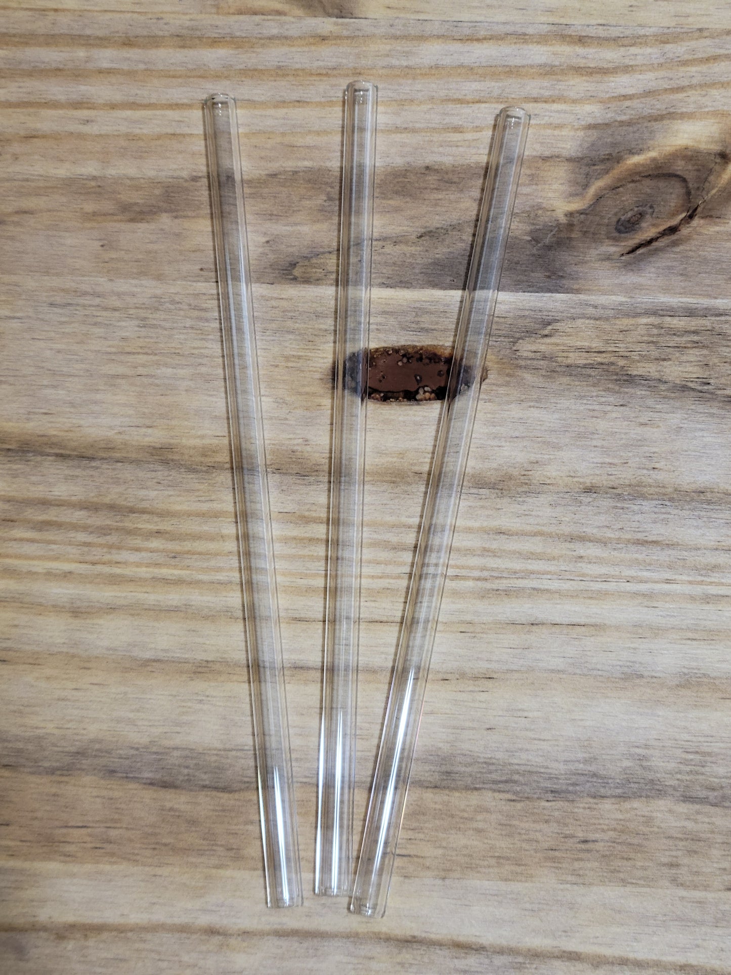 16oz Clear Glass Drinking Straw