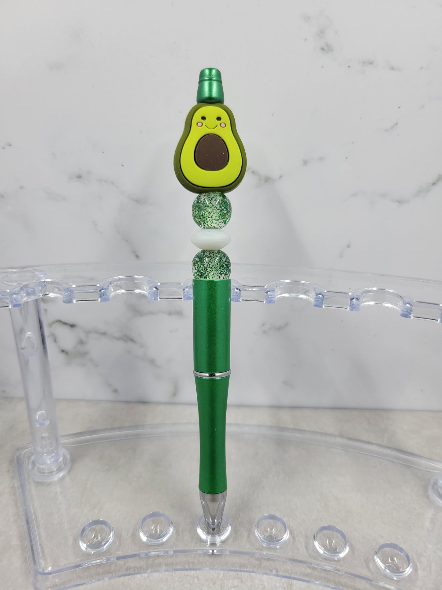 Avocado Beaded Pen