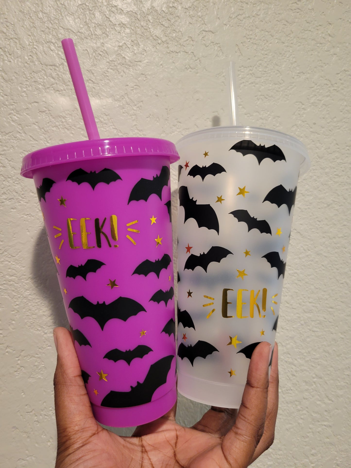 Halloween Bats Reusable Tumbler