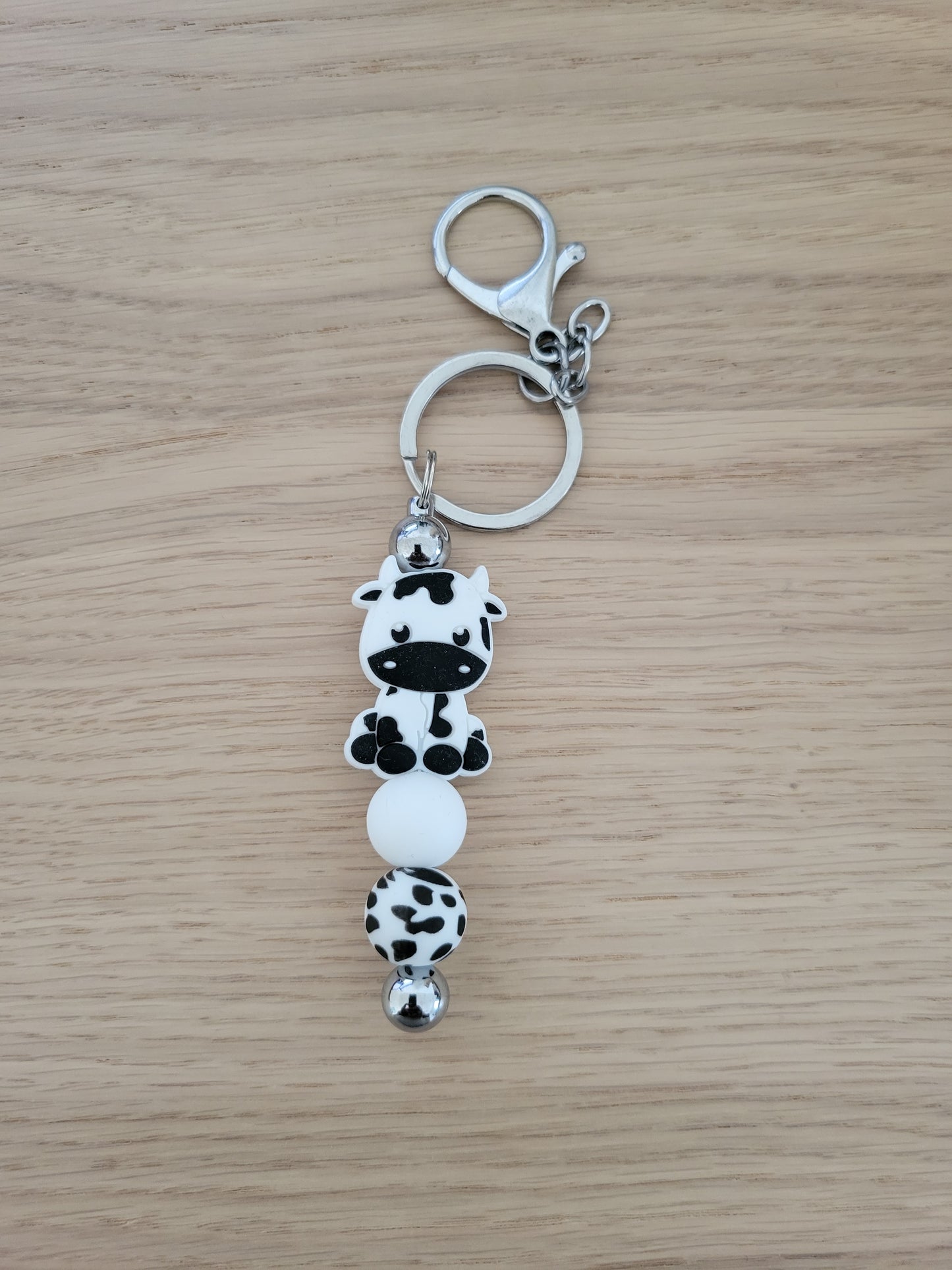 Cow Keychain