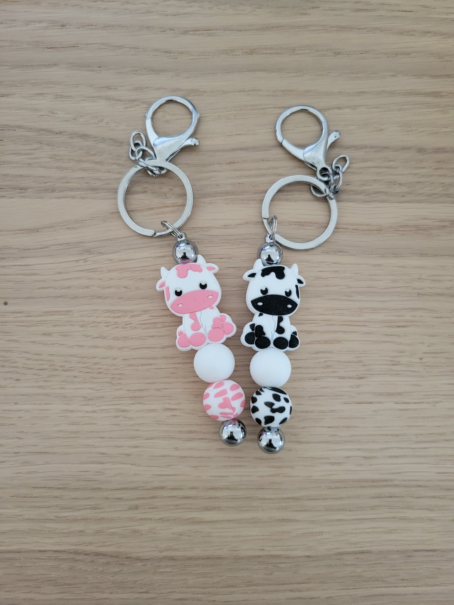 Cow Keychain