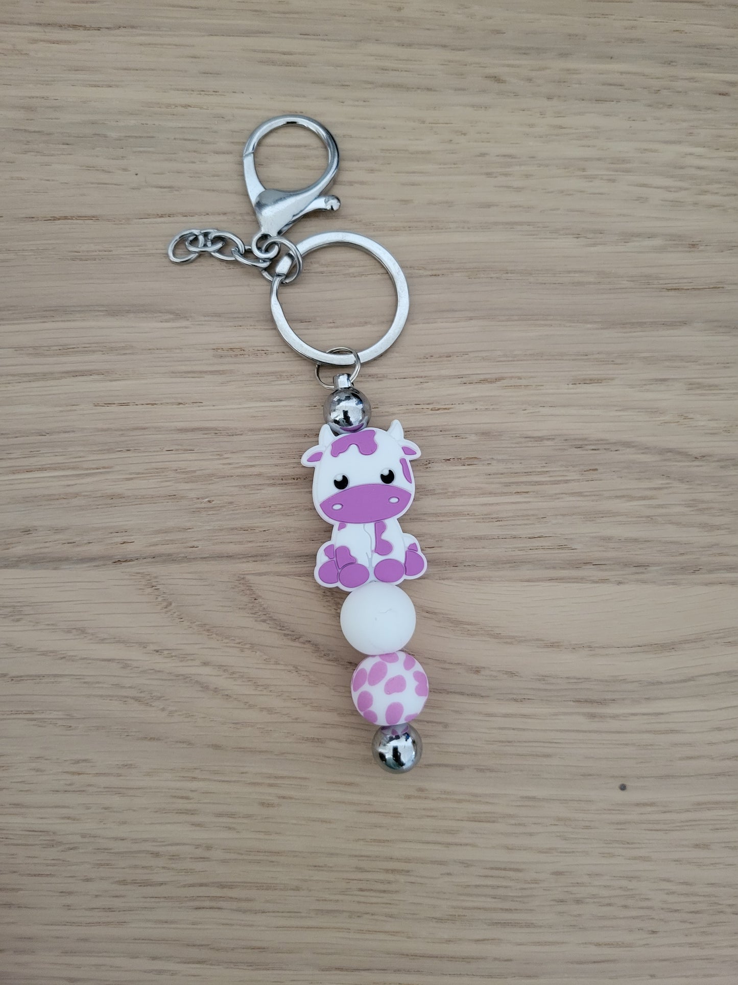 Cow Keychain