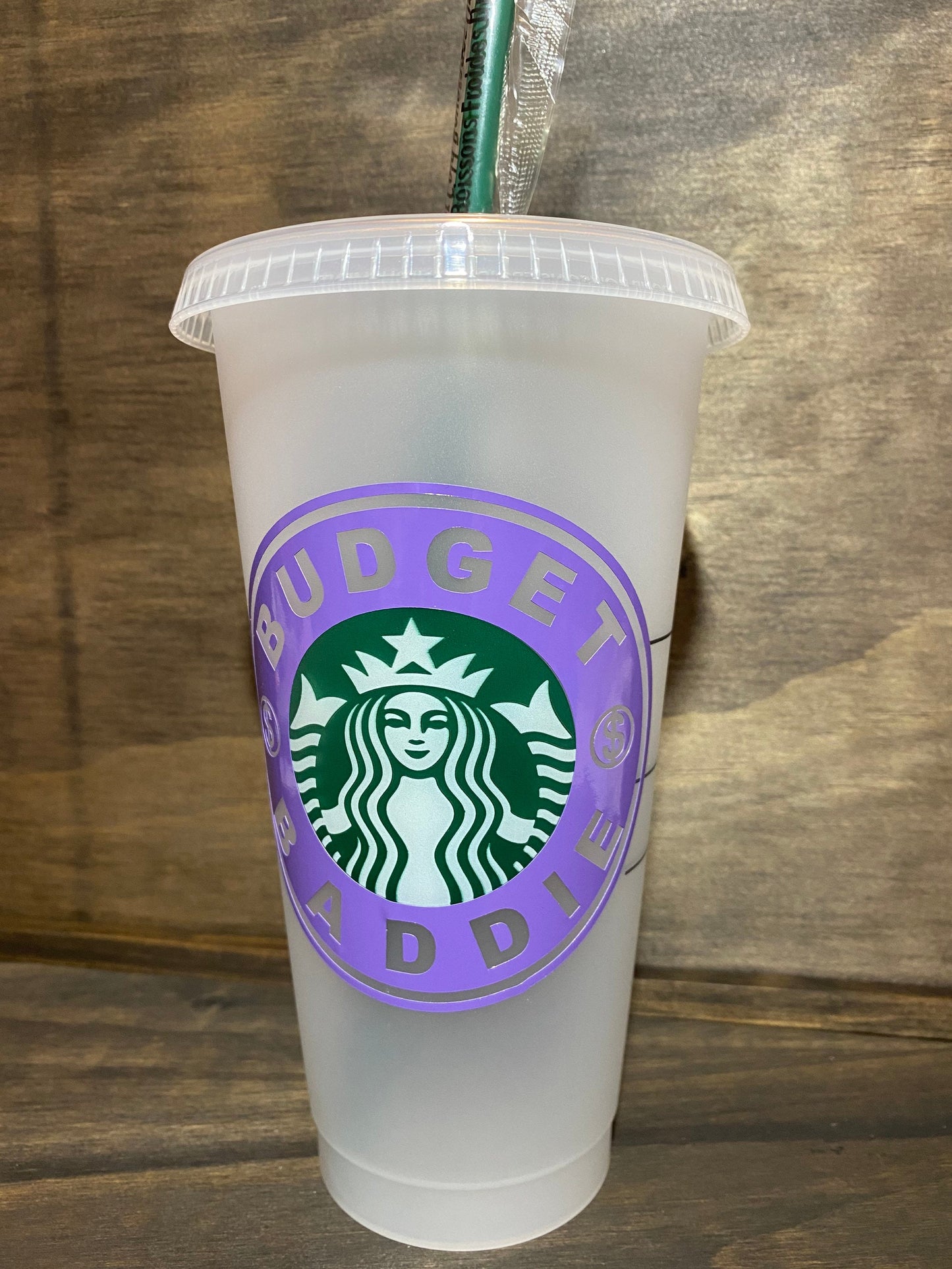 Budget Baddie Starbucks Reusable Tumbler
