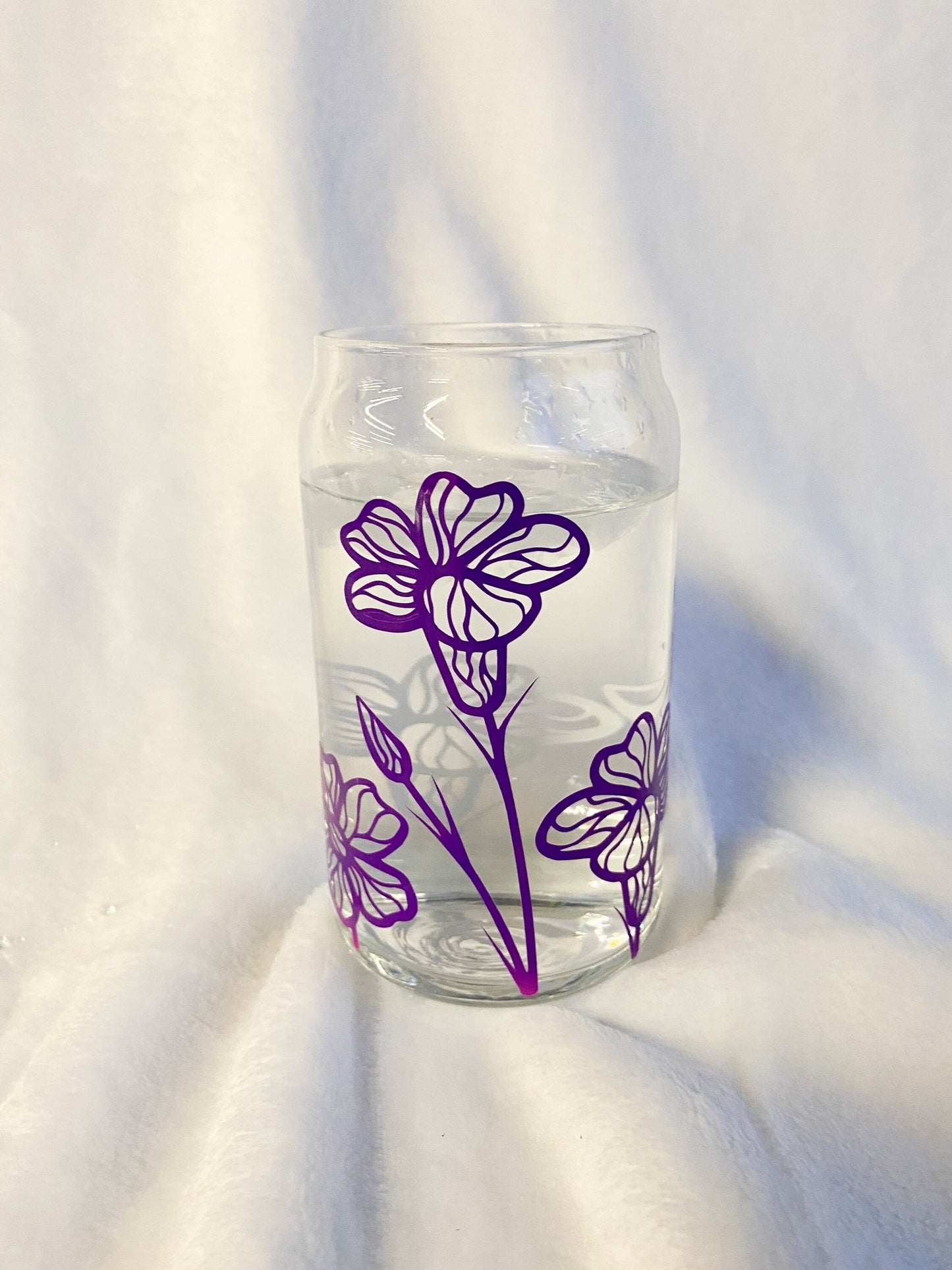 Wildflower Color Changing Can Glass