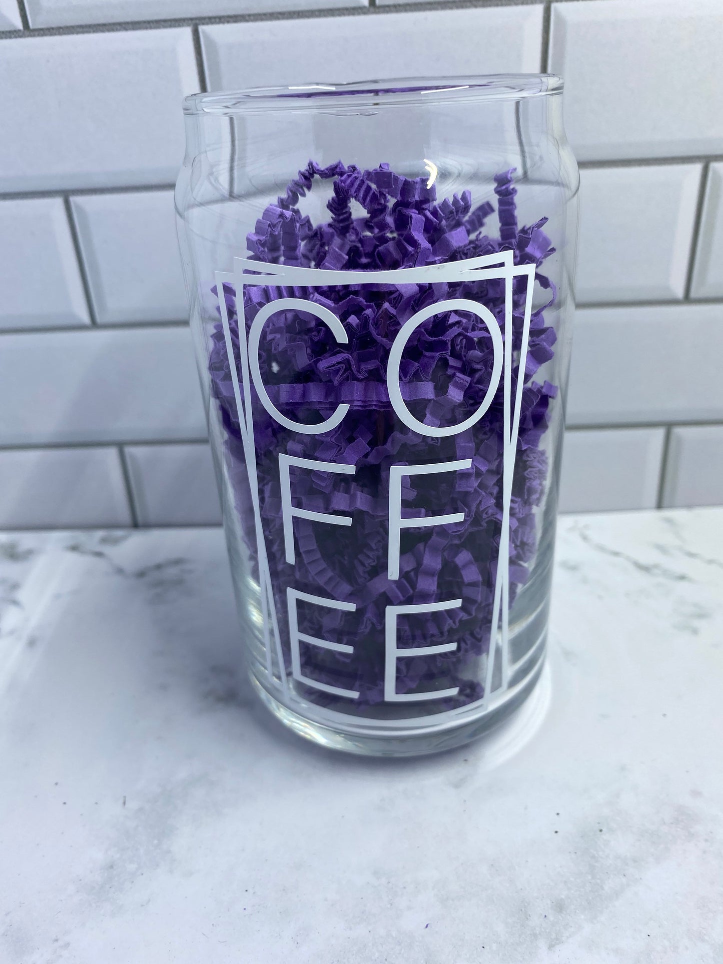 Coffee Lover Can Glass