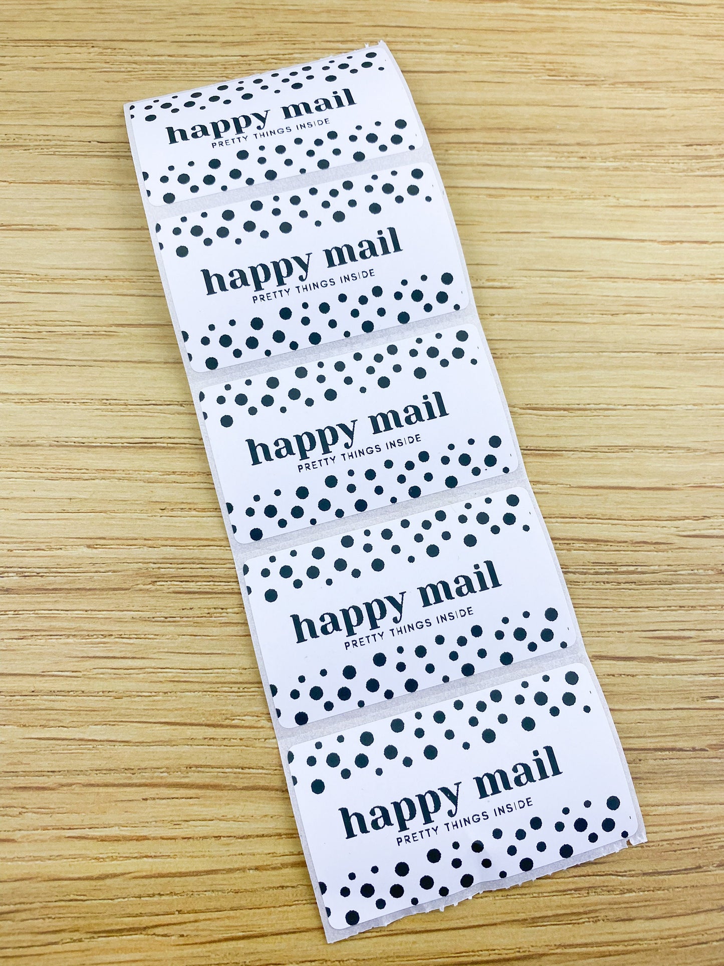 Happy Mail Thermal Sticker PNG Download