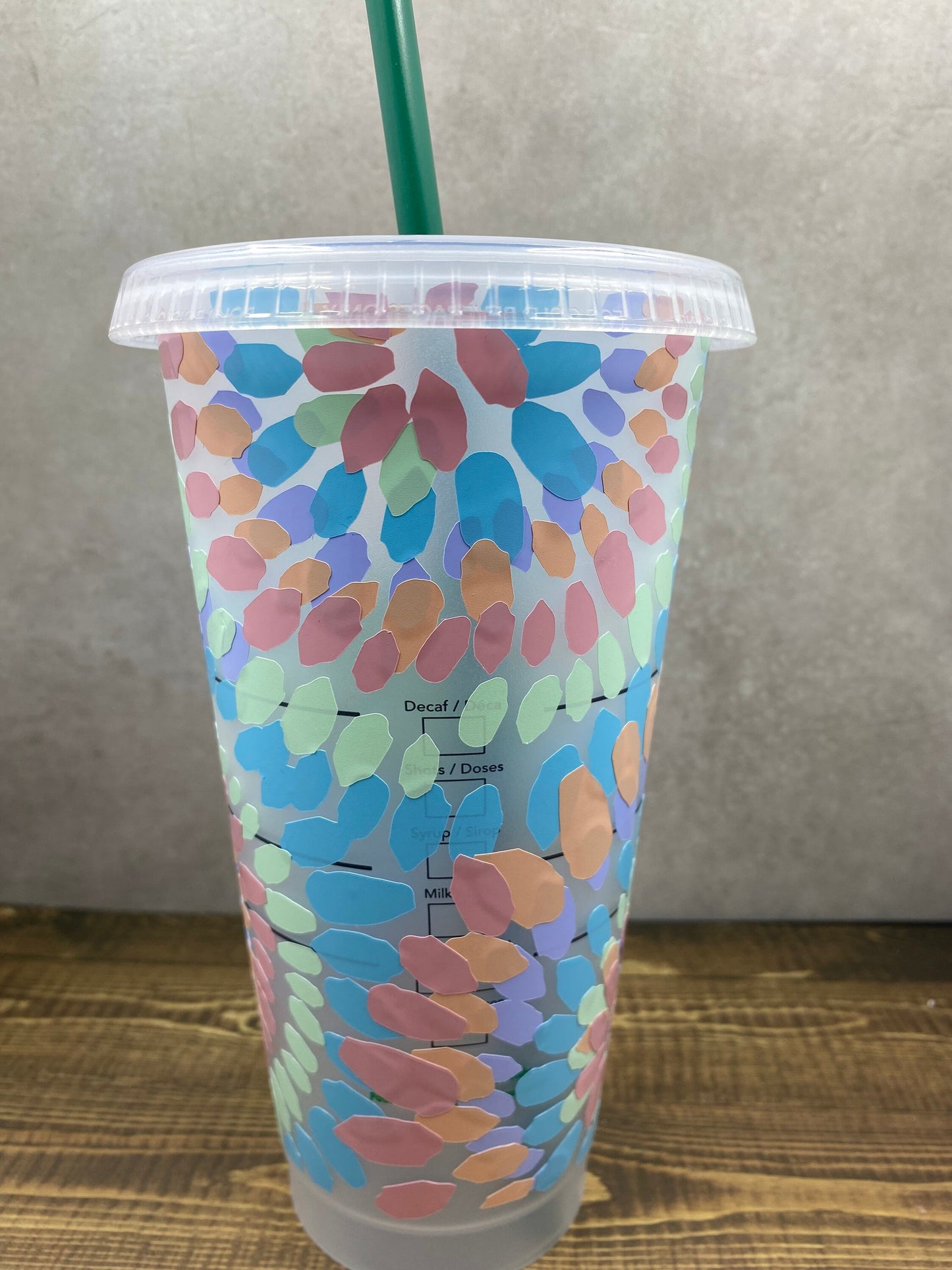 Pastel Tie Dye Reusable Tumbler