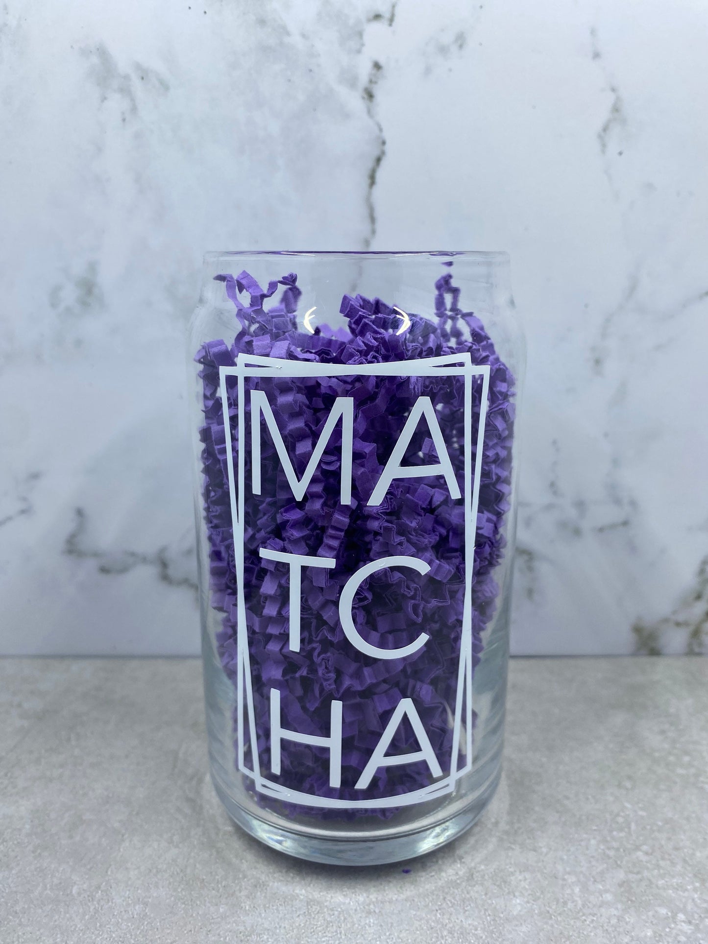 Matcha Lover Can Glass