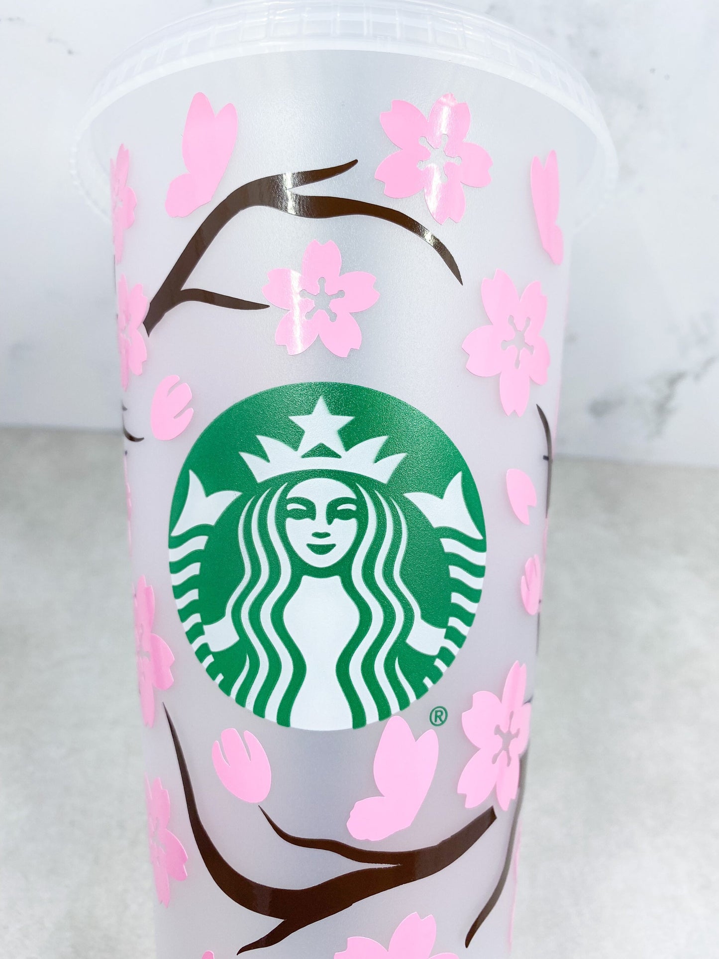 Cherry Blossom Reusable Tumbler