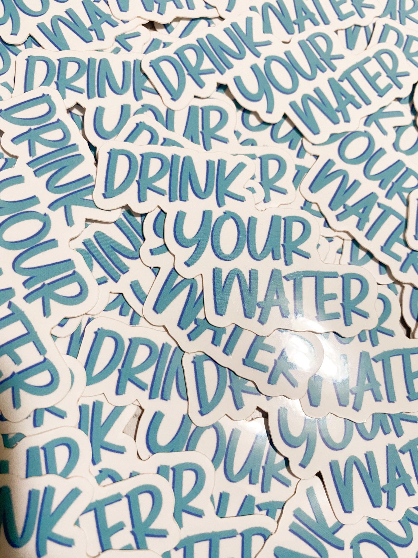 Drink Your Water Vinyl Sticker
