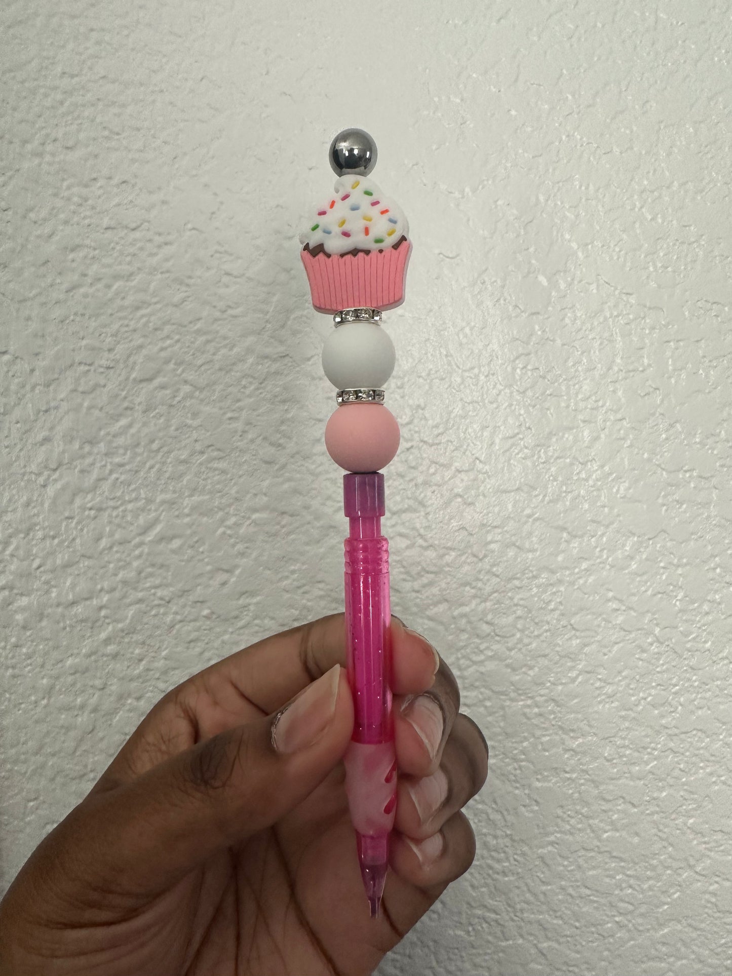 Cupcake Beaded Pencil