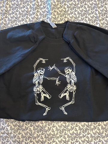 Dancing Skellies Glow in the Dark Sweatshirt