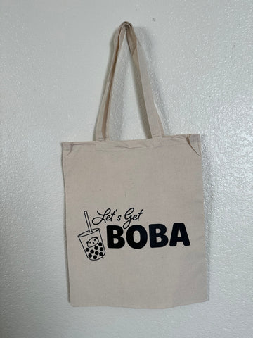 Let’s Get Boba Tote Bag
