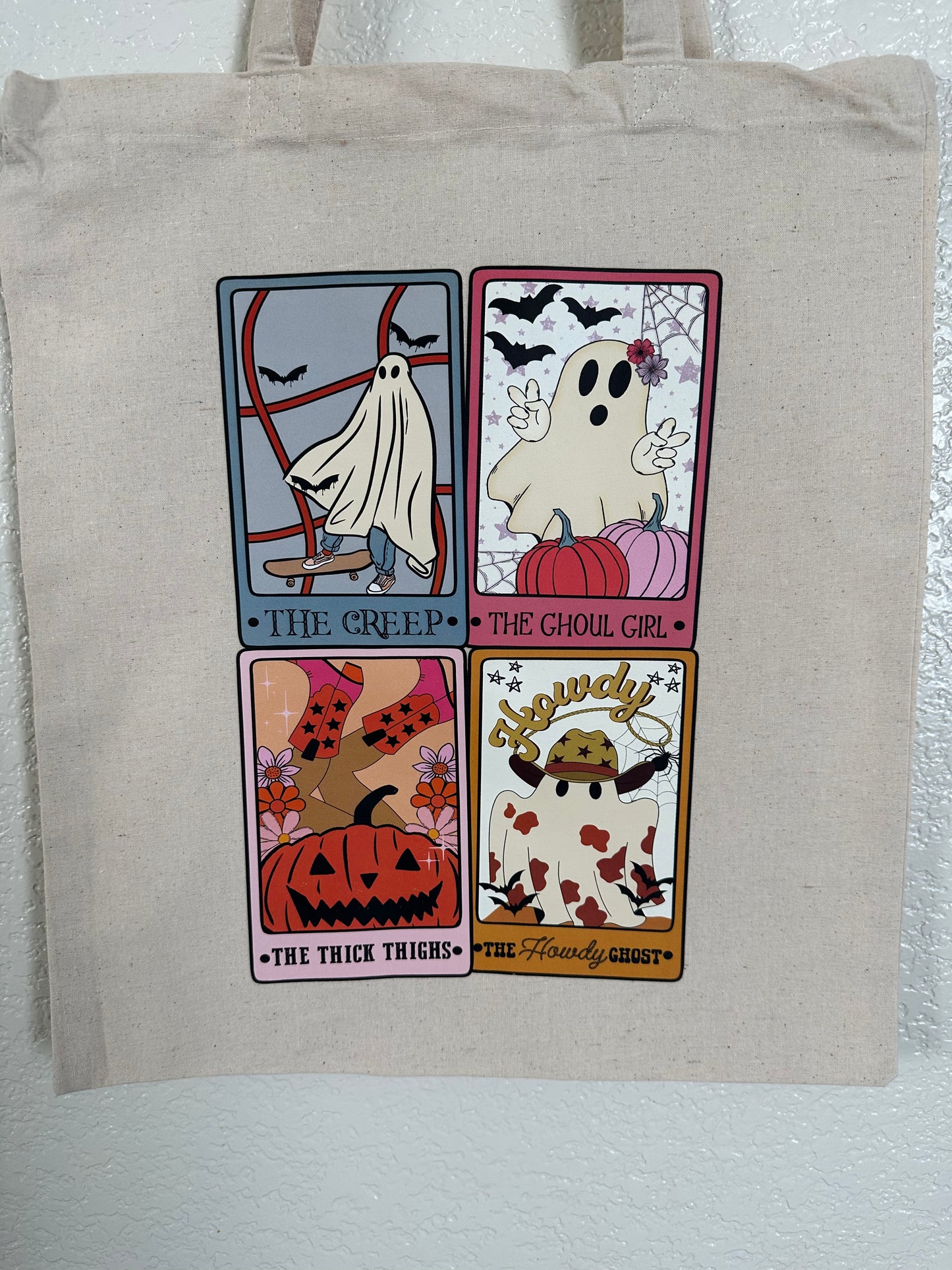 Spooky Season Tarot Cards Tote Bag