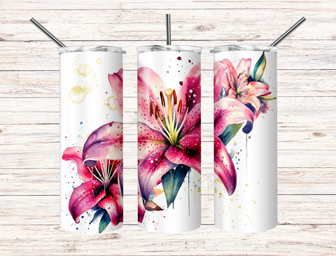 Vibrant Lily Tumbler
