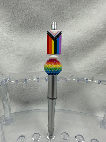 Pride Flag Beaded Pen