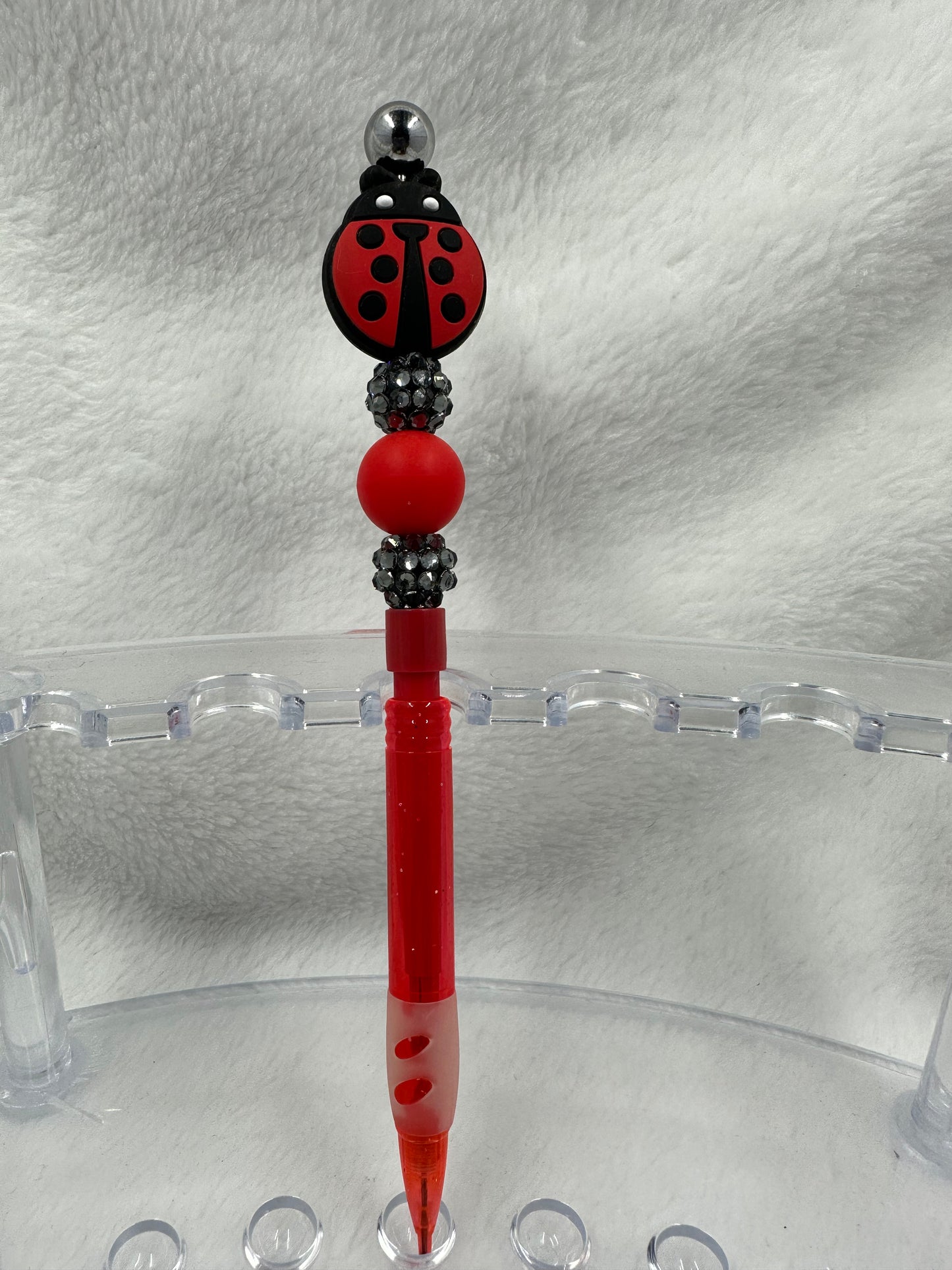 Ladybug Beaded Pencil