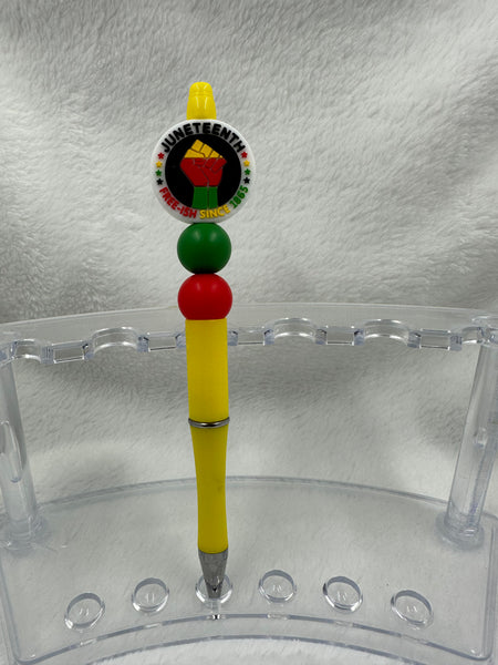 Juneteenth Beaded Pen