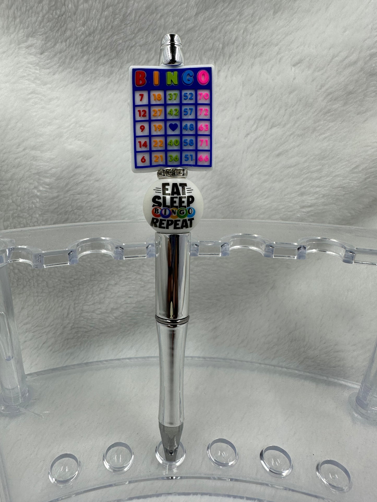 Bingo Card Beaded Pen