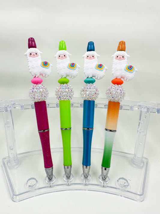 Llama Beaded Pen