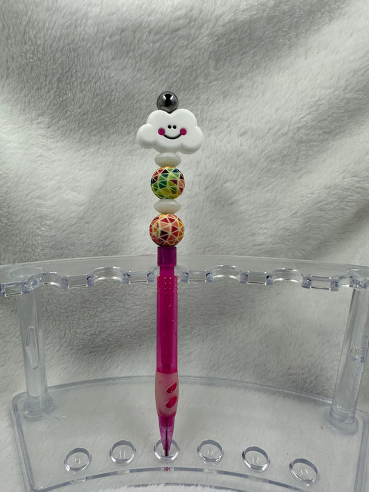 Rainbow Cloud Beaded Pencil