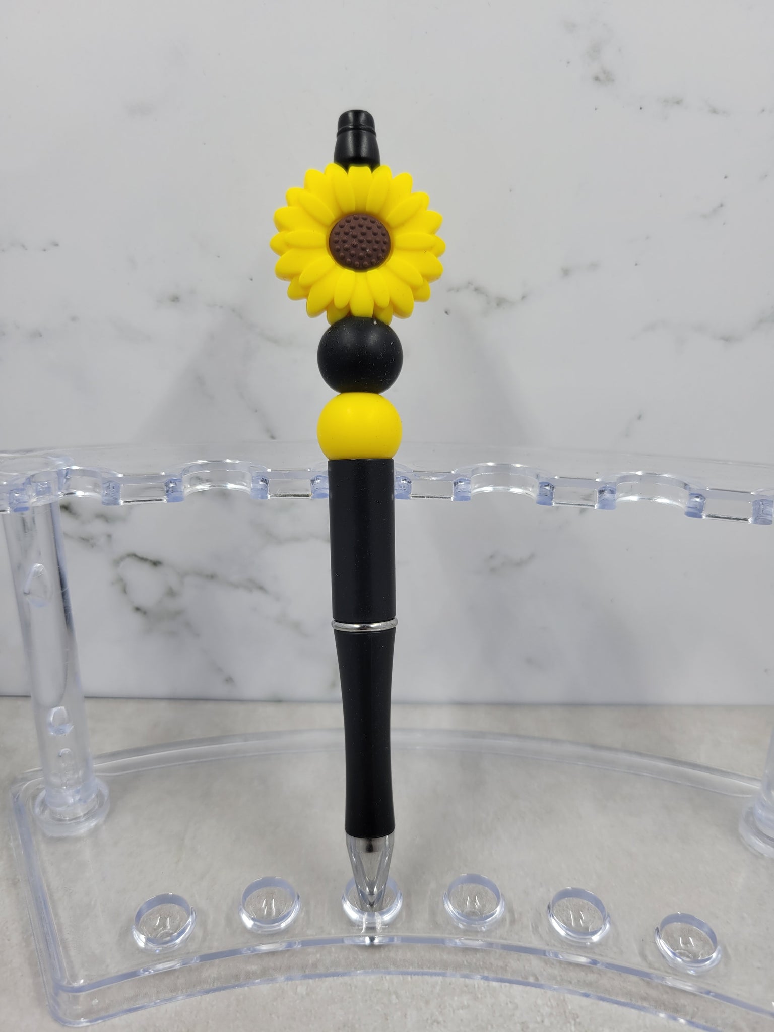 Sunflower Beaded Pen