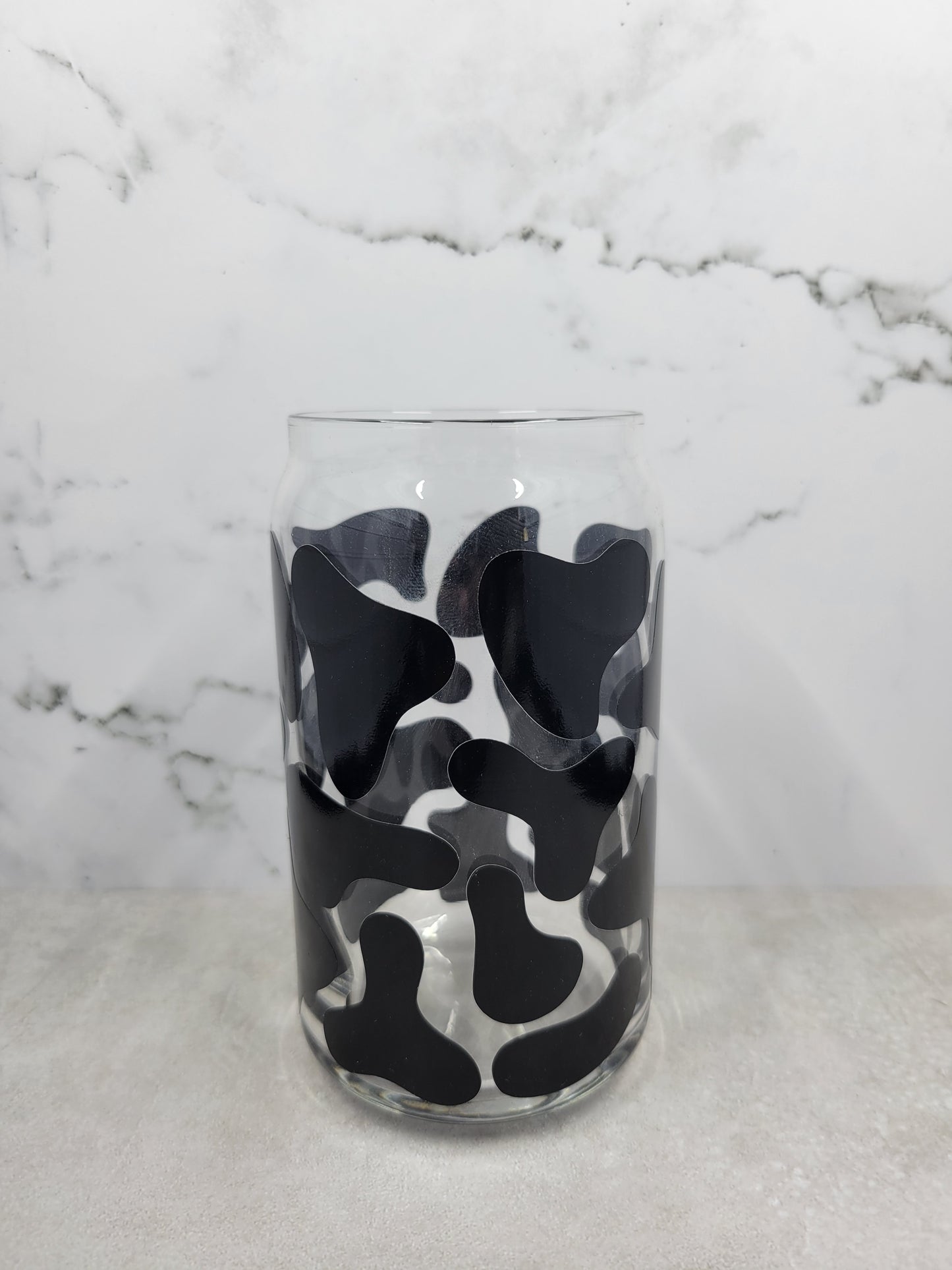 Cow Print Glass