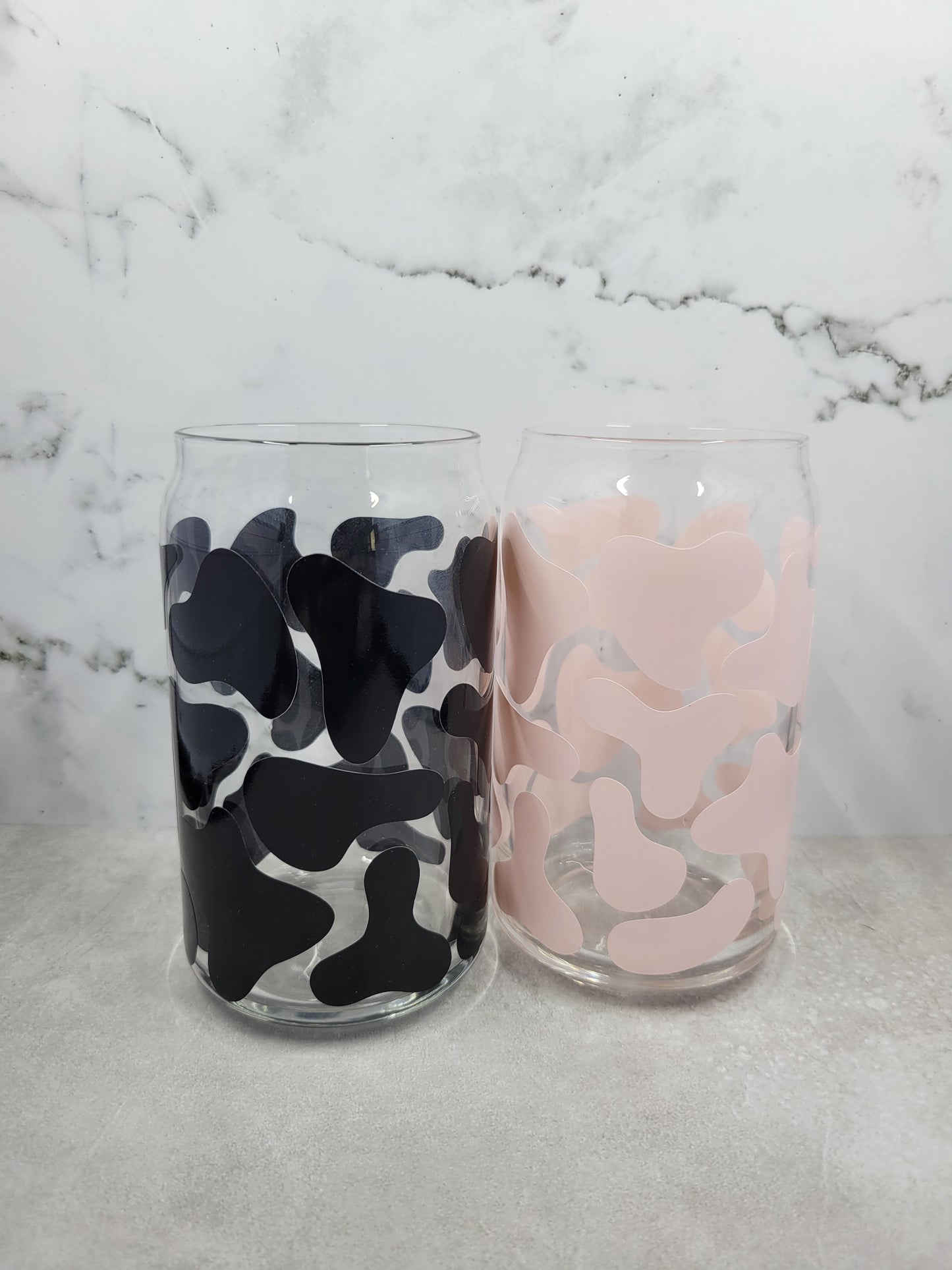 Cow Print Glass