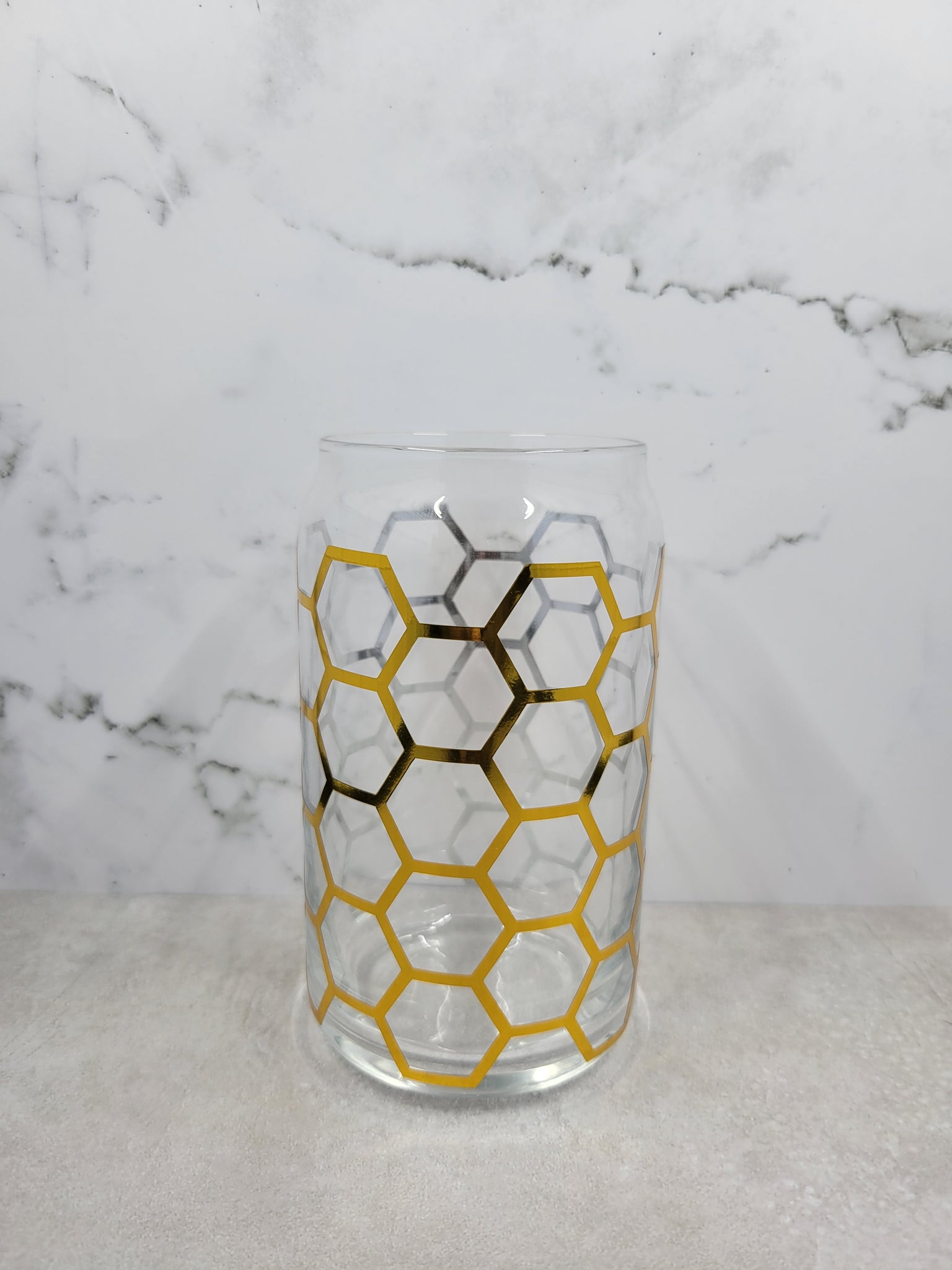 Honeycomb Can Glass