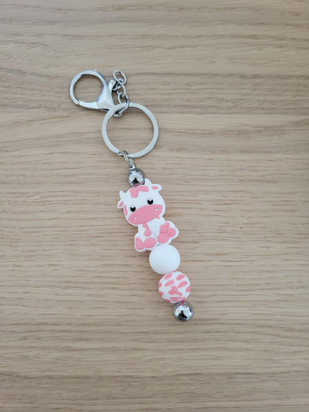 Cow Keychain