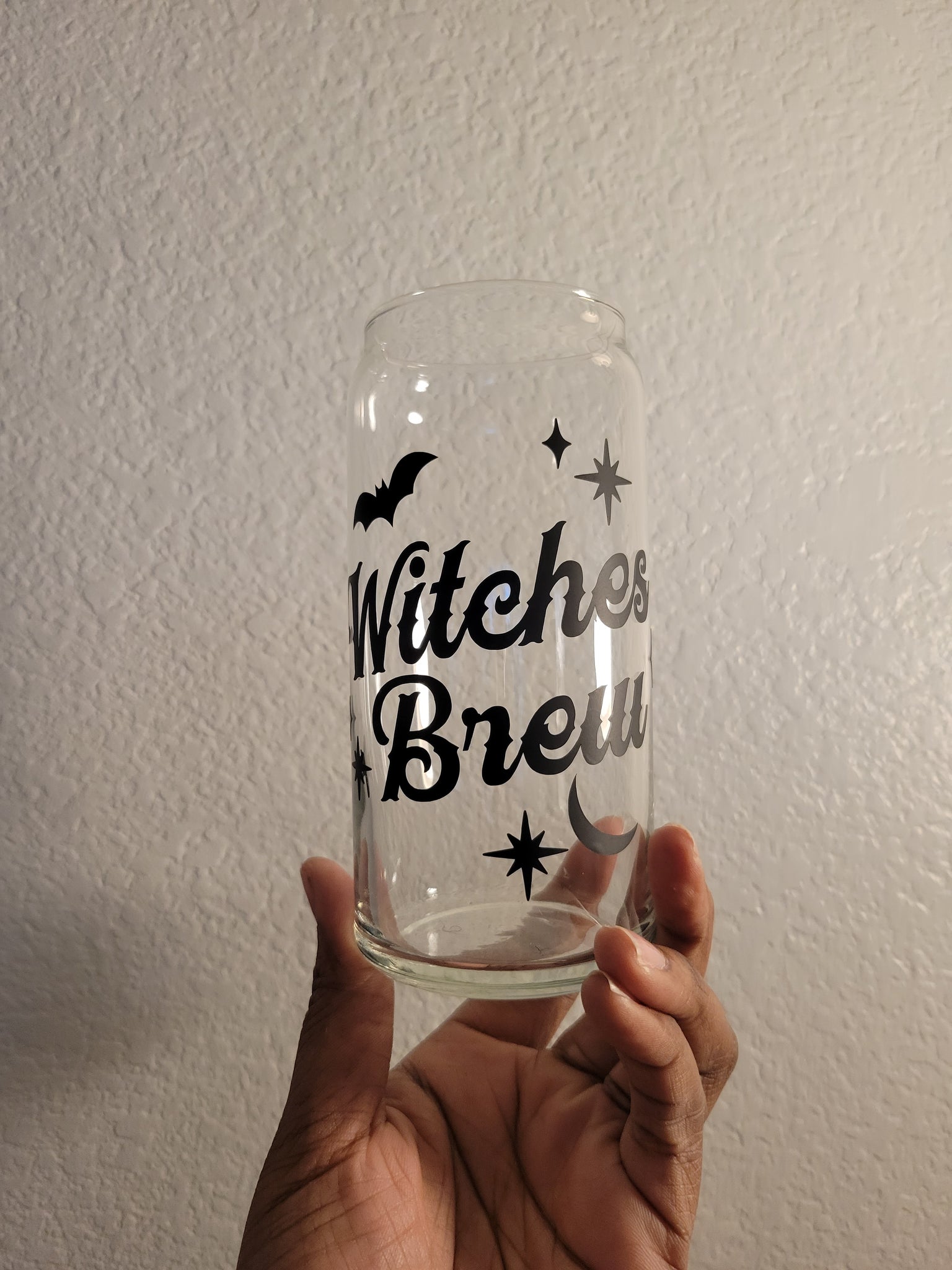 Witches Brew Can Glass