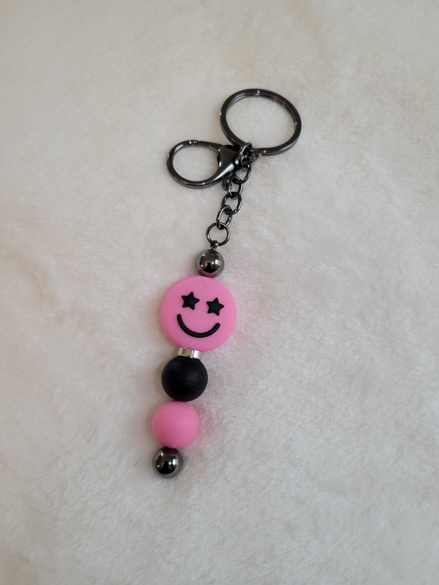 Happy Face Keychain