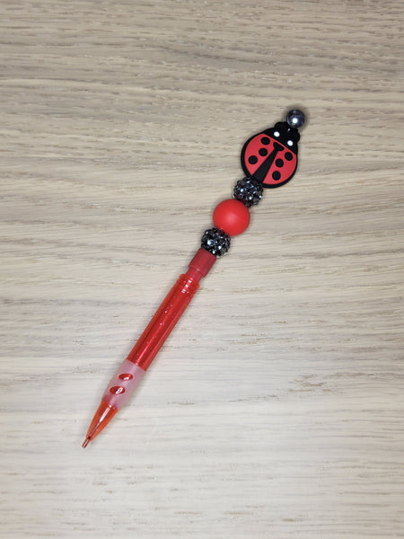 Ladybug Beaded Pencil