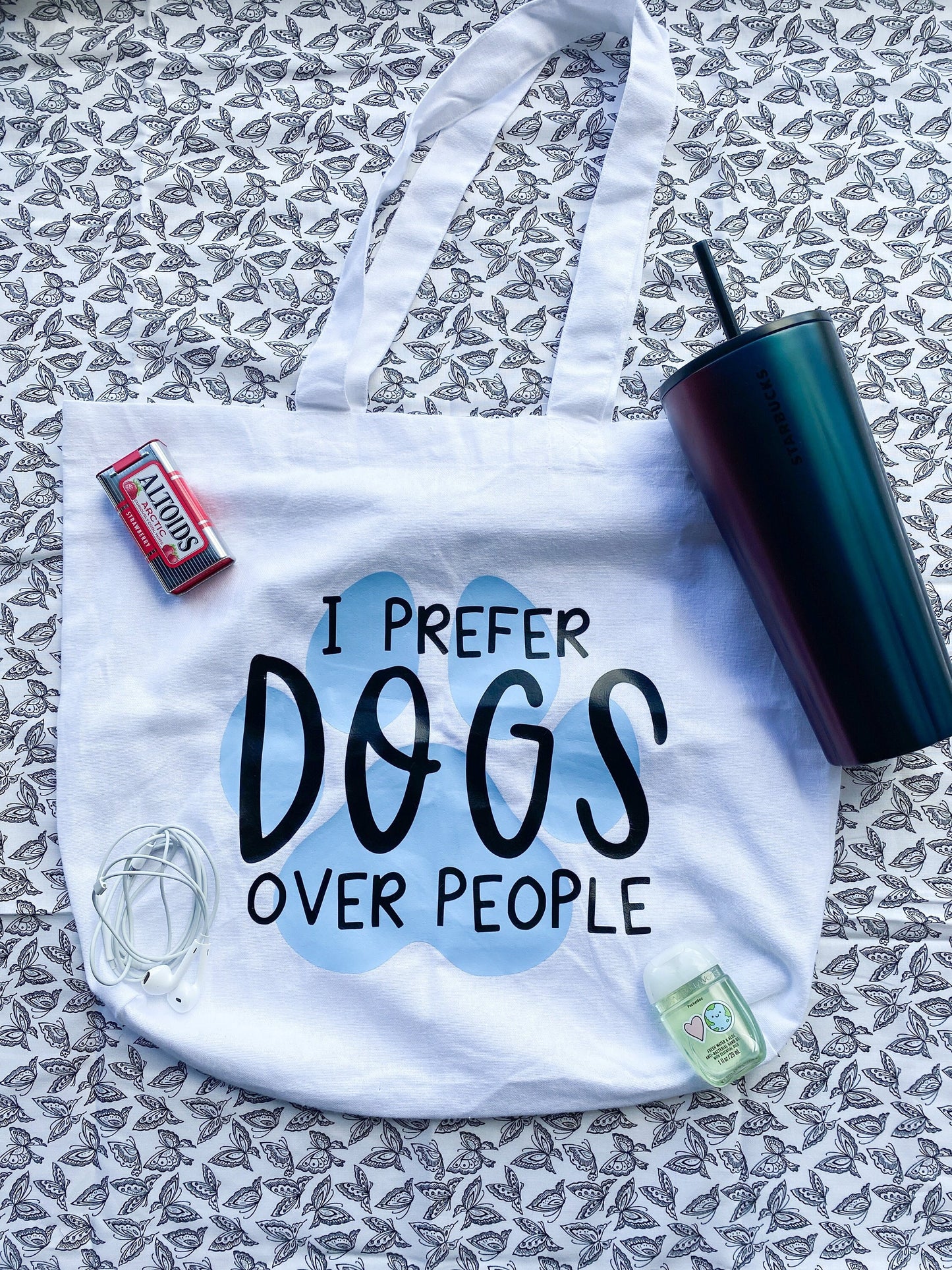 I Prefer Dogs Over People Tote Bag