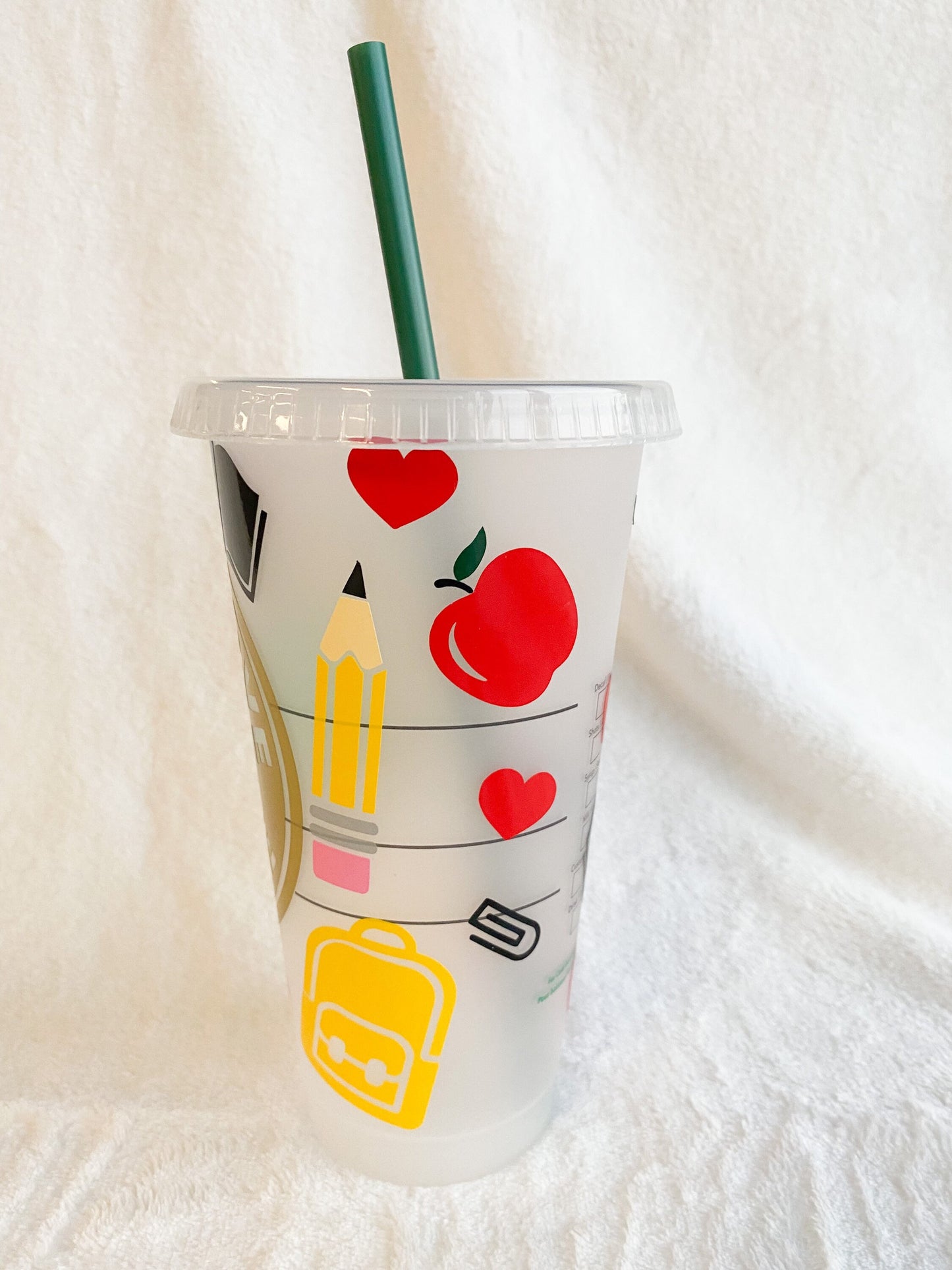 Teach Love Inspire Reusable Tumbler