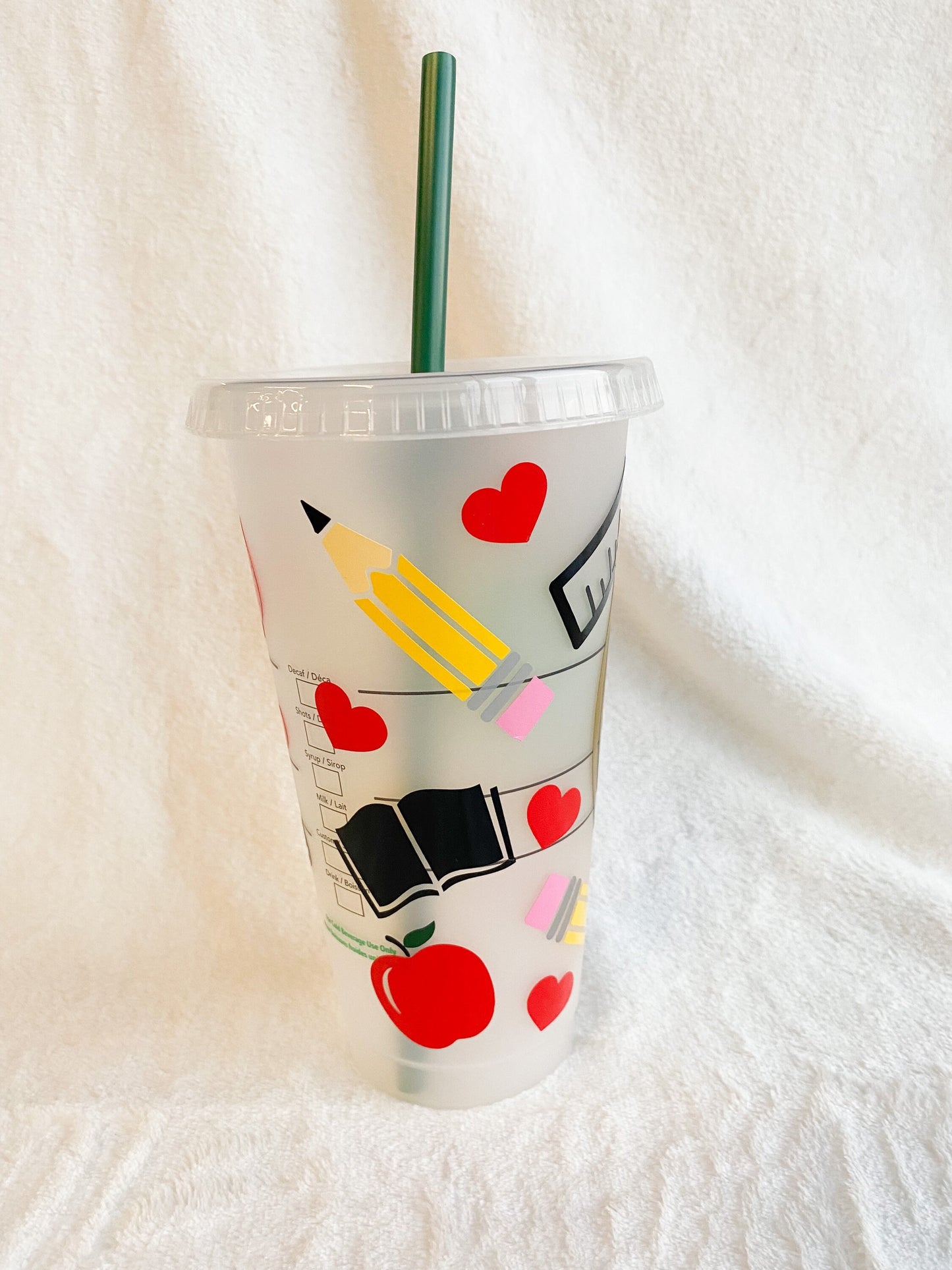 Teach Love Inspire Reusable Tumbler