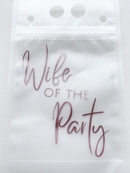 Wife of the Party Drink Pouch