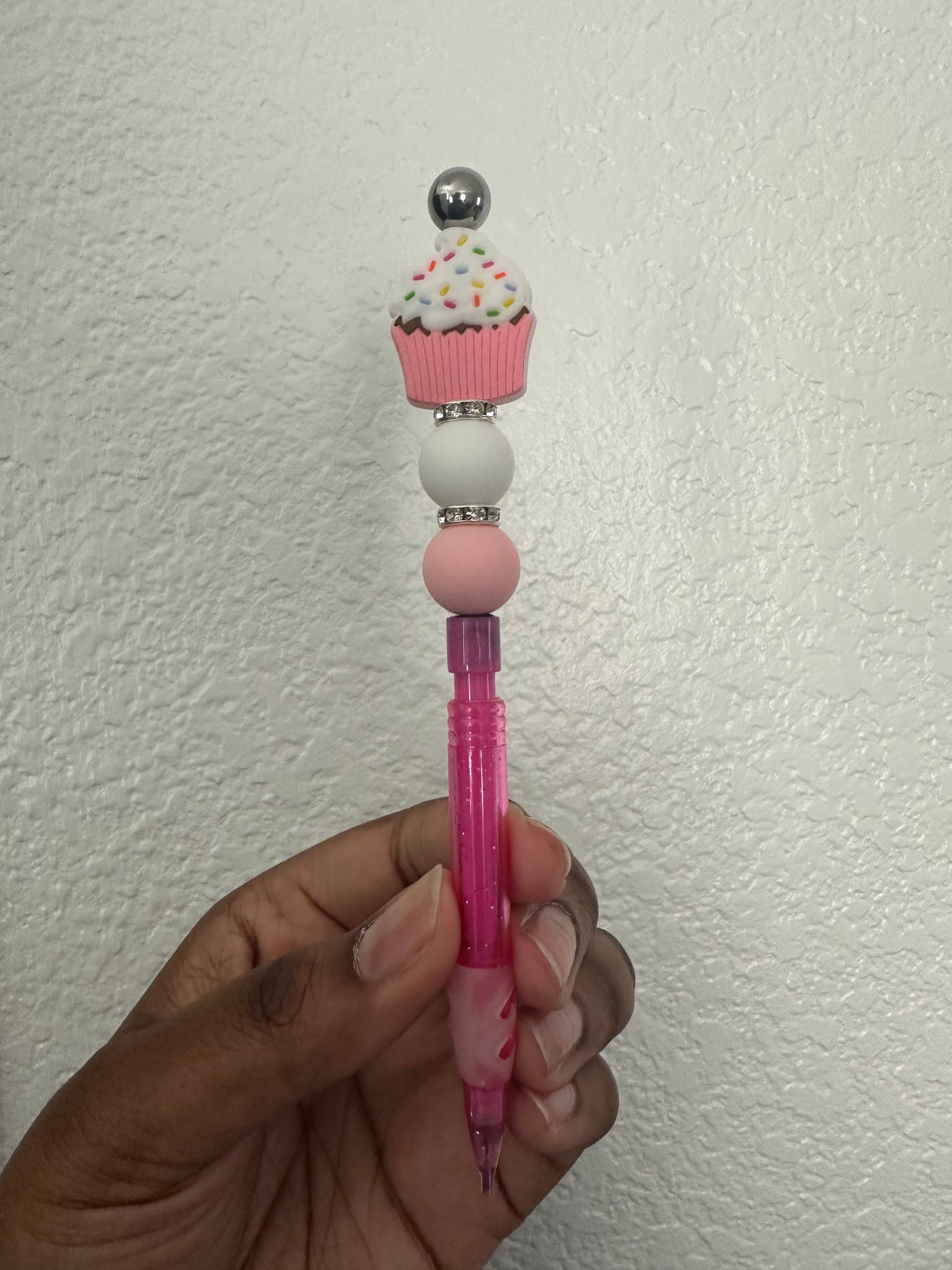 Cupcake Beaded Pencil